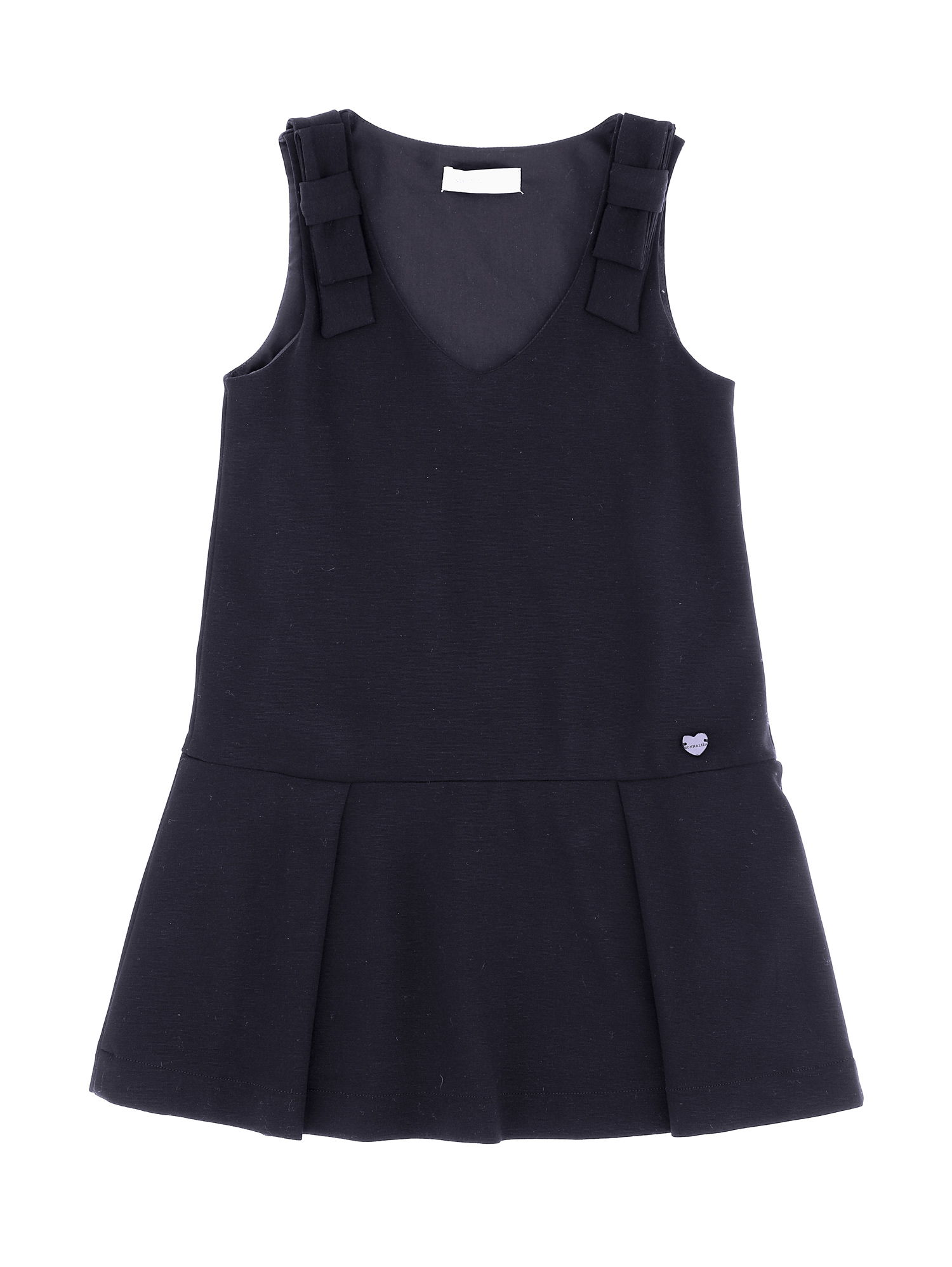 Monnalisa Abito jersey smanicato con fiocchi