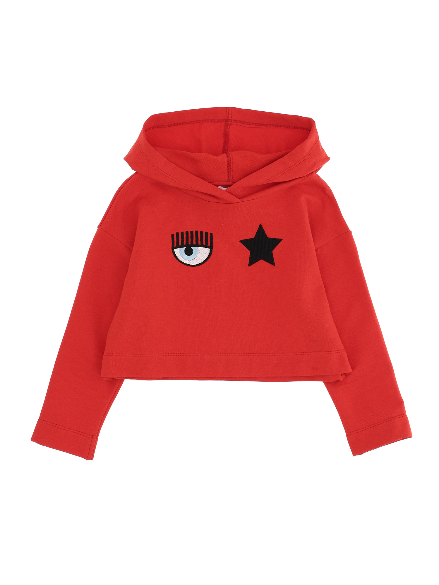 Chiara Ferragni Eyestar Hoodie In Highriskred