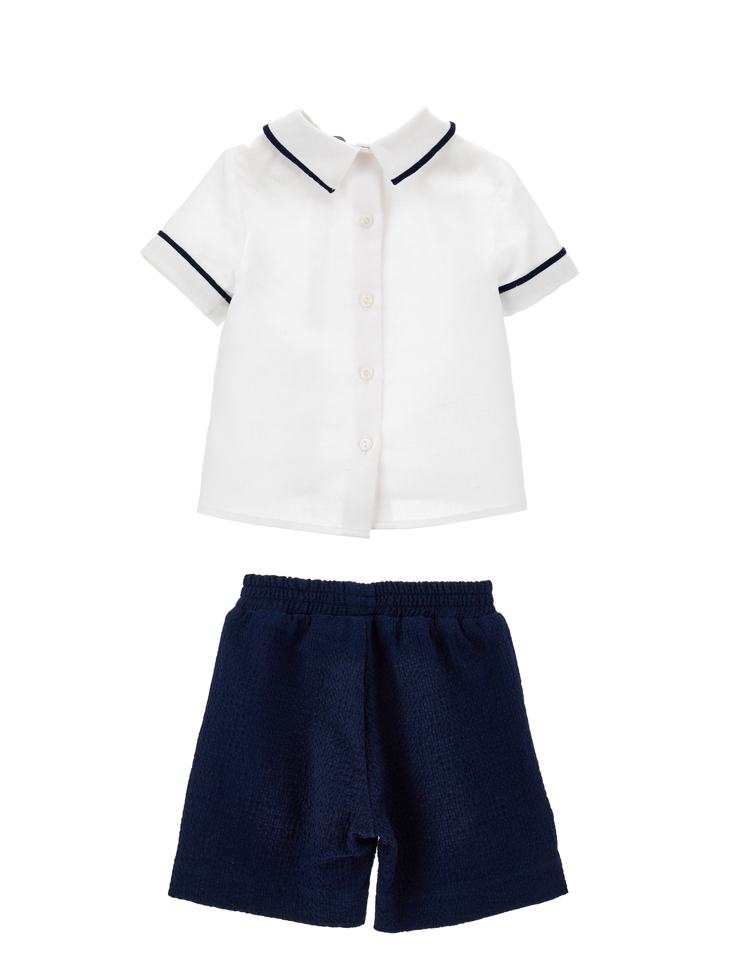 Monnalisa Shirt And Bermuda Shorts Set
