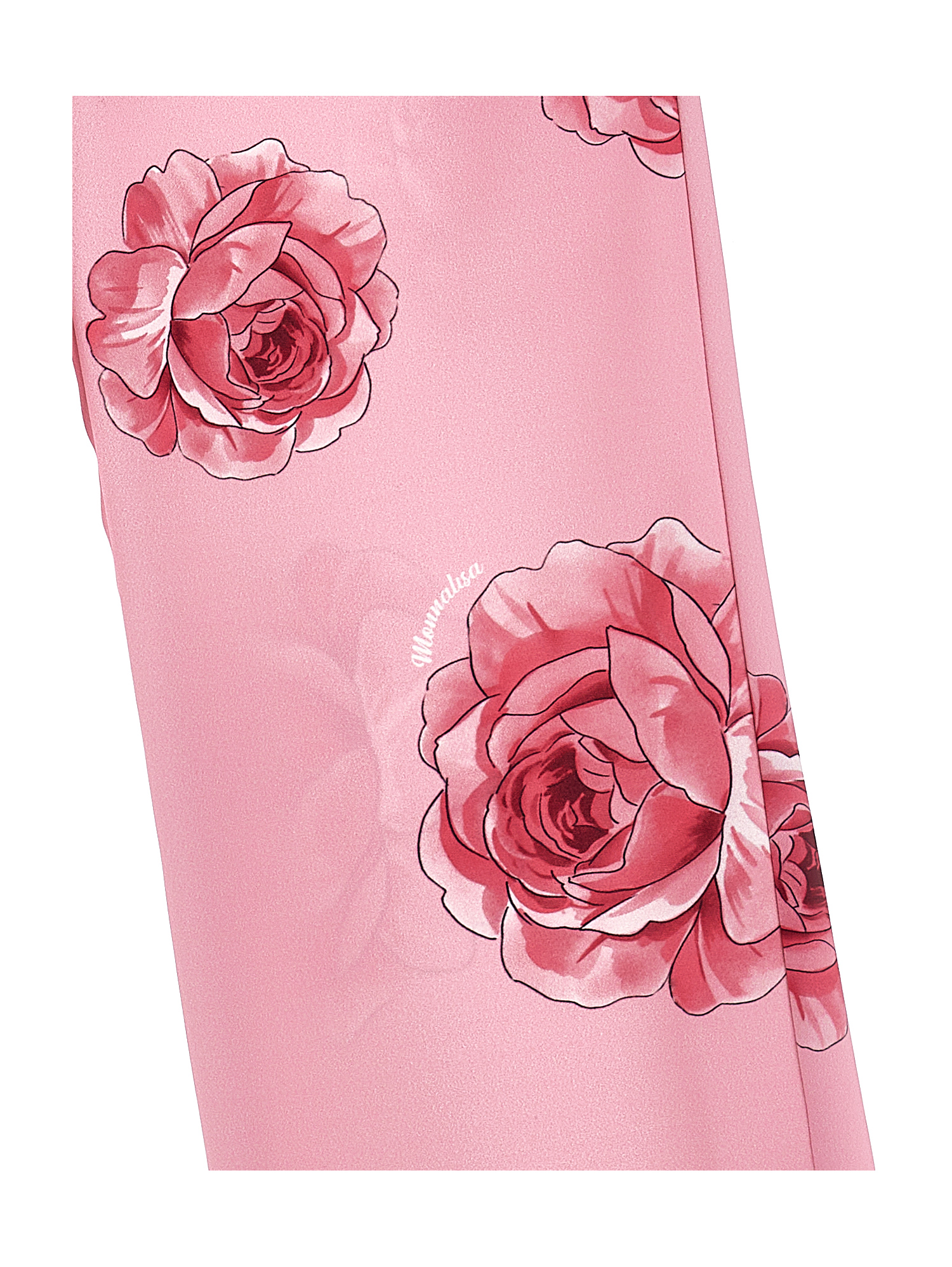 Monnalisa Soft Cady Rose Trousers In Rosa Fairy Tale
