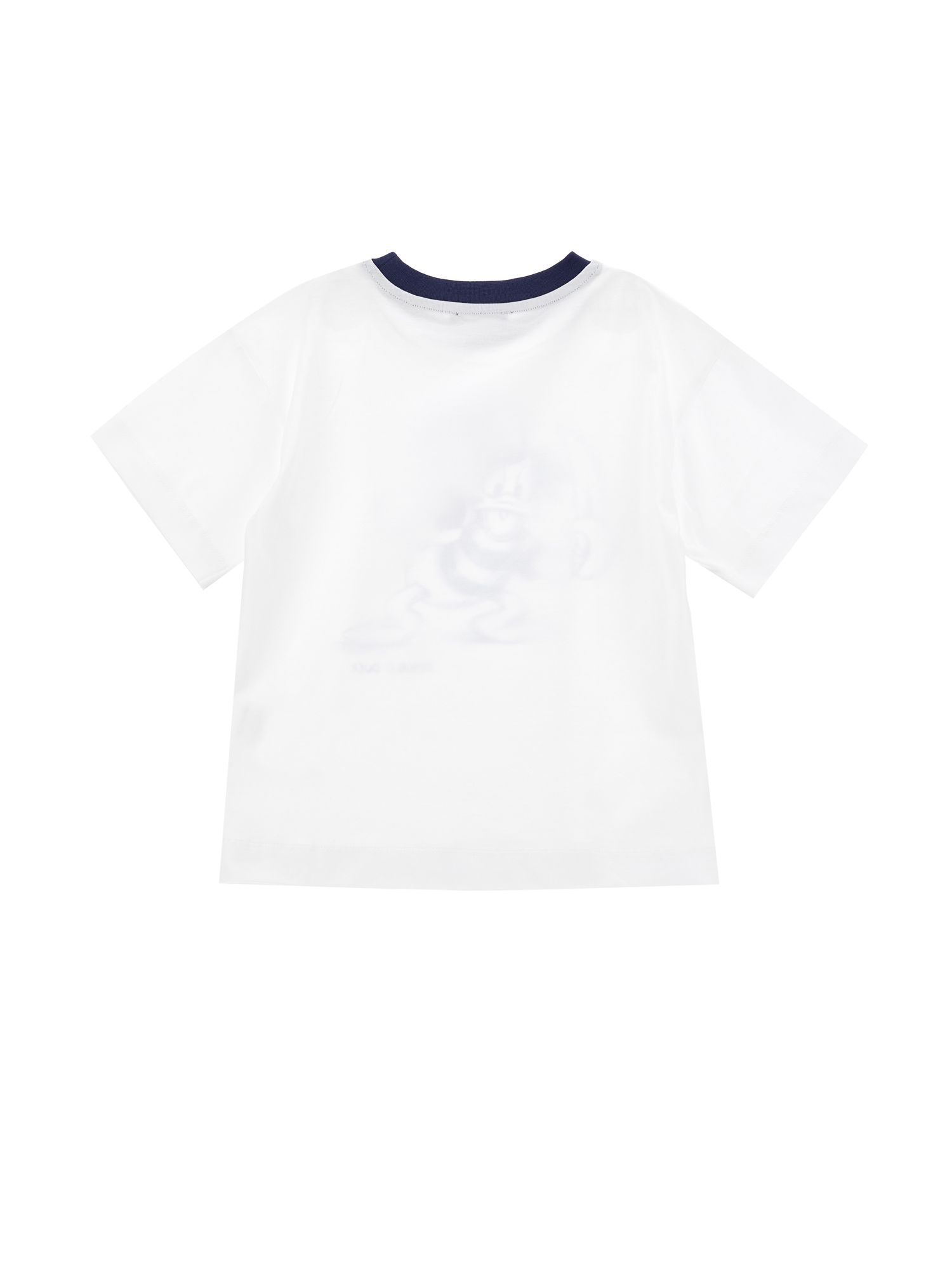 Monnalisa Donald Duck-print T-shirt In White