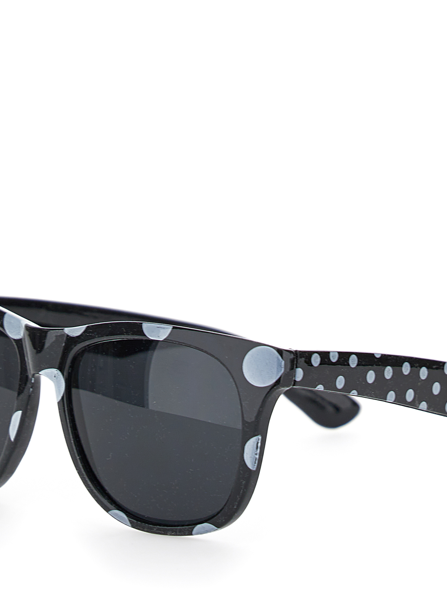 Black and white sales polka dot sunglasses