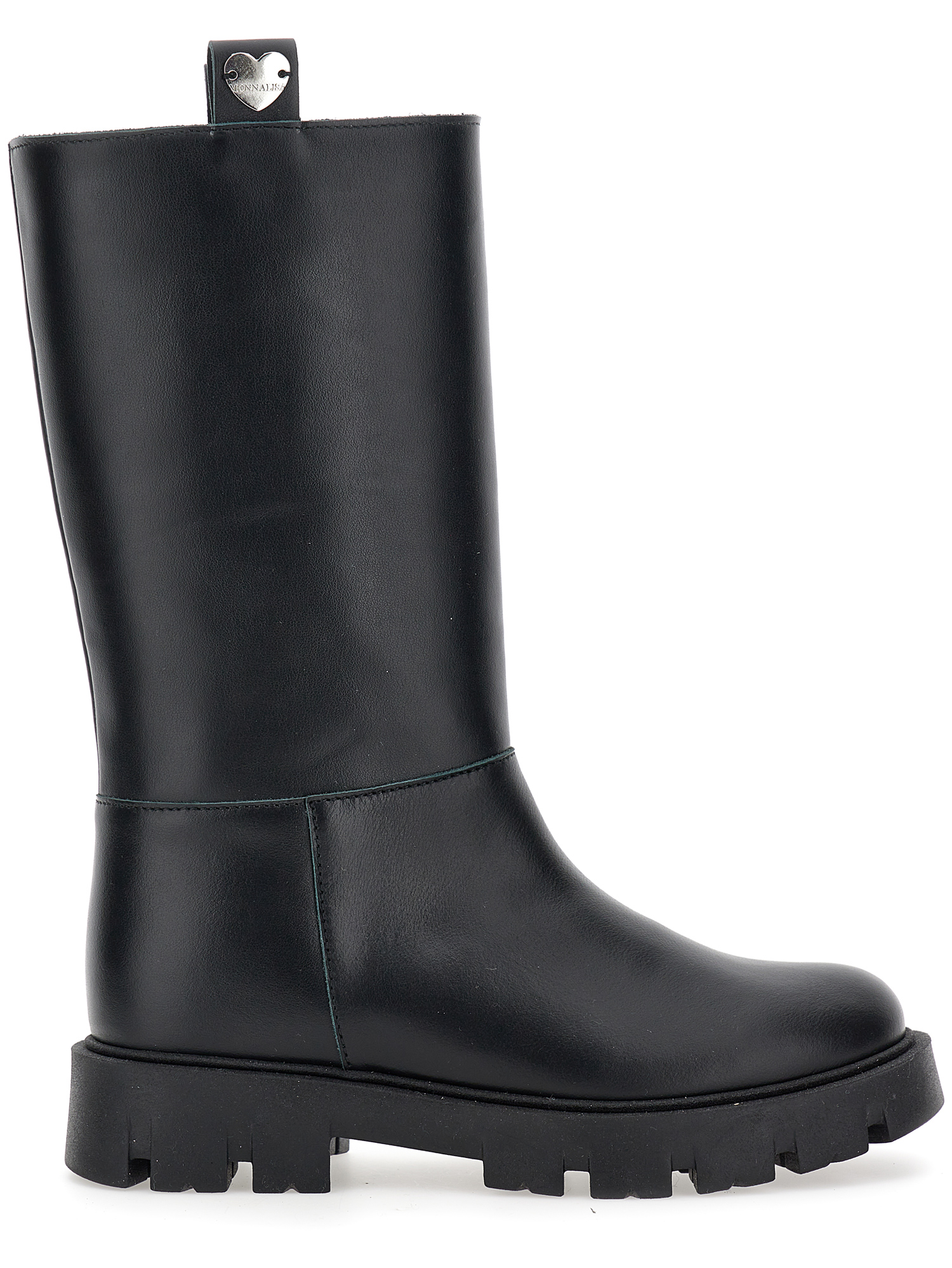 MONNALISA MONNALISA LEATHER BOOTS