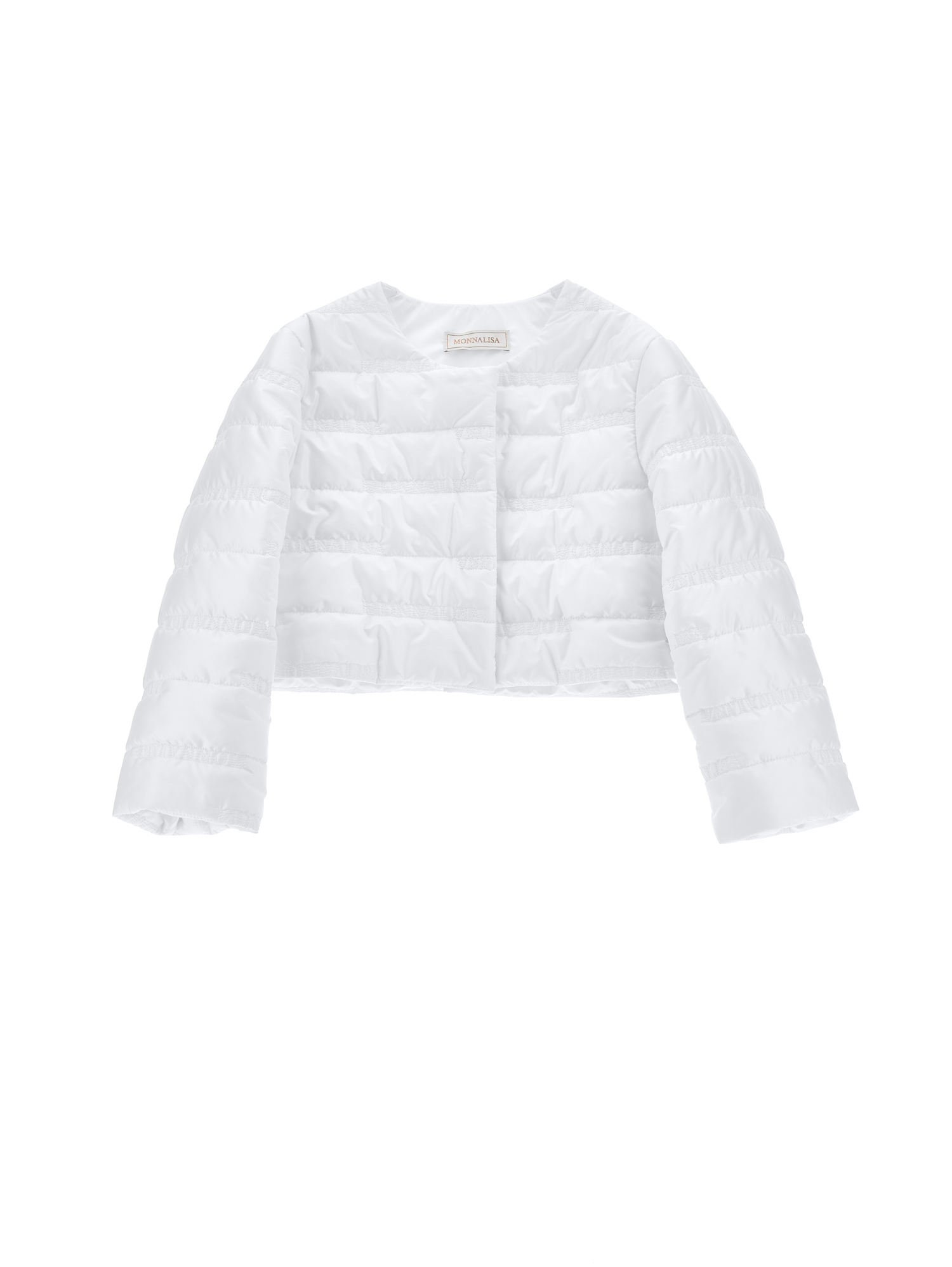 Monnalisa Kids'   Extralight Quilted Jacket In White
