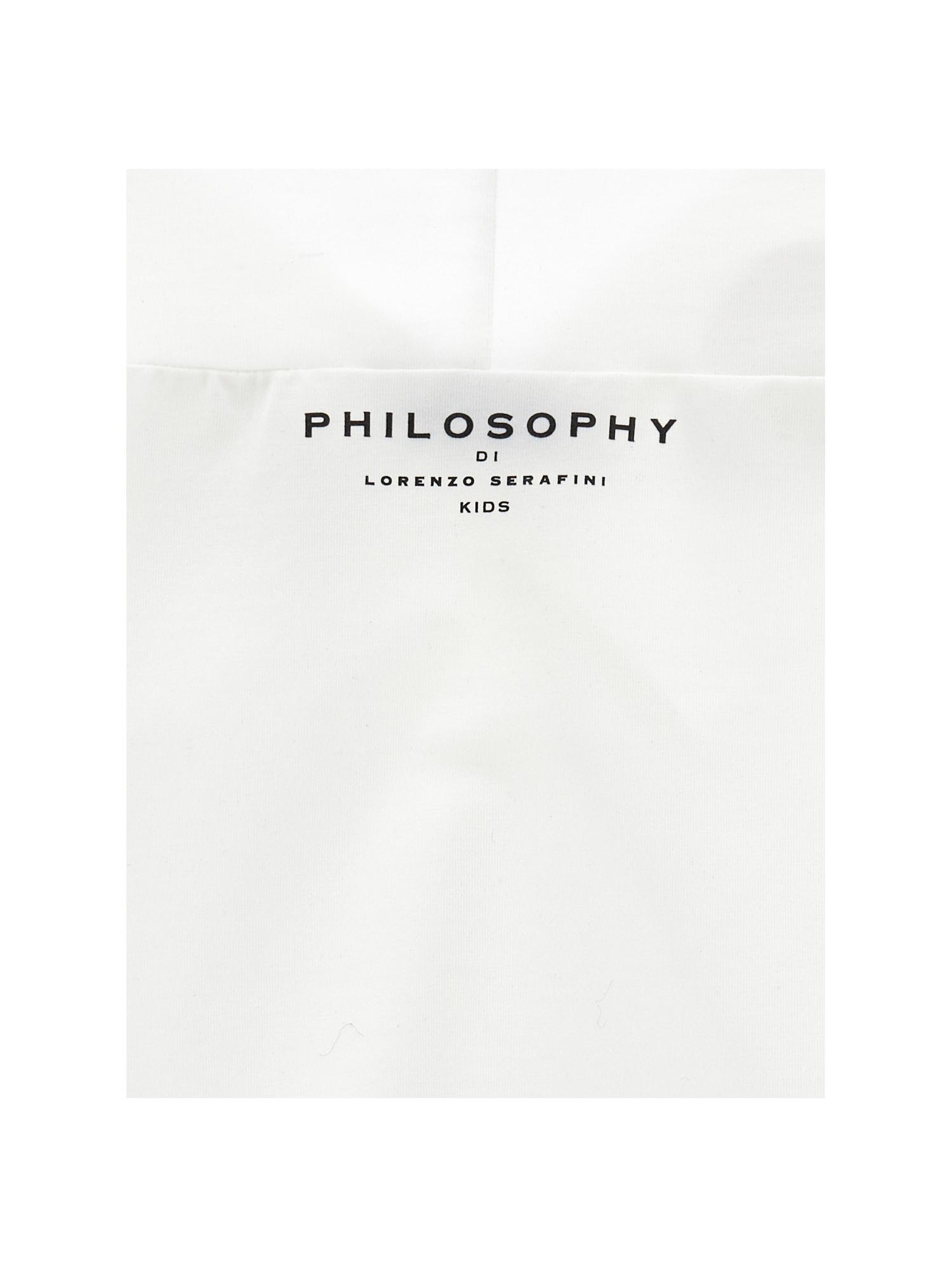 Philosophy Di Lorenzo Serafini Philosophy Kids  Off-shoulder T-shirt With Front Knot In Green