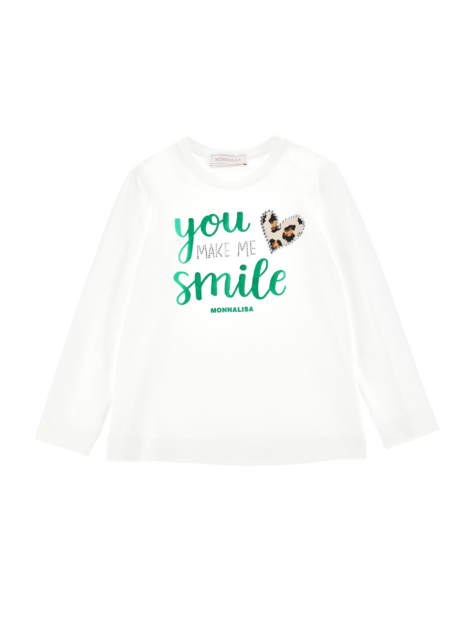 Monnalisa T-shirt You Make Me Smile