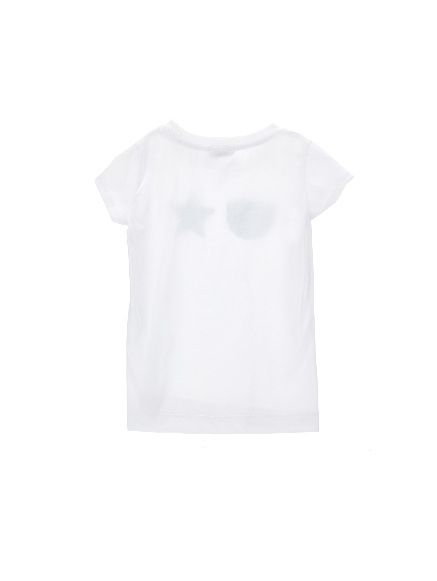Shop Chiara Ferragni Eyestar T-shirt In White + Blue