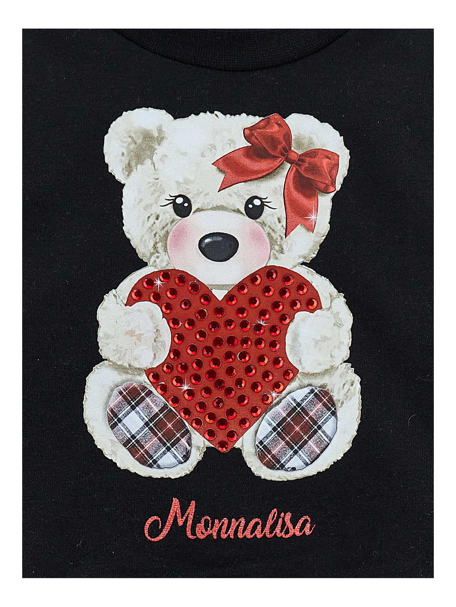 MONNALISA MONNALISA  MILANO STITCH MAXI TEDDY DRESS