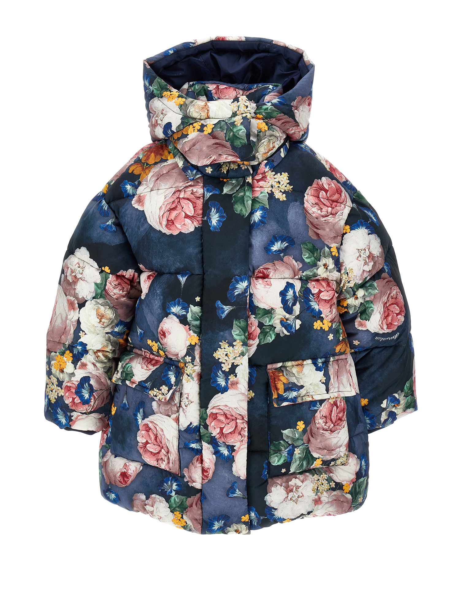 Monnalisa Giaccone imbottito rose barocche