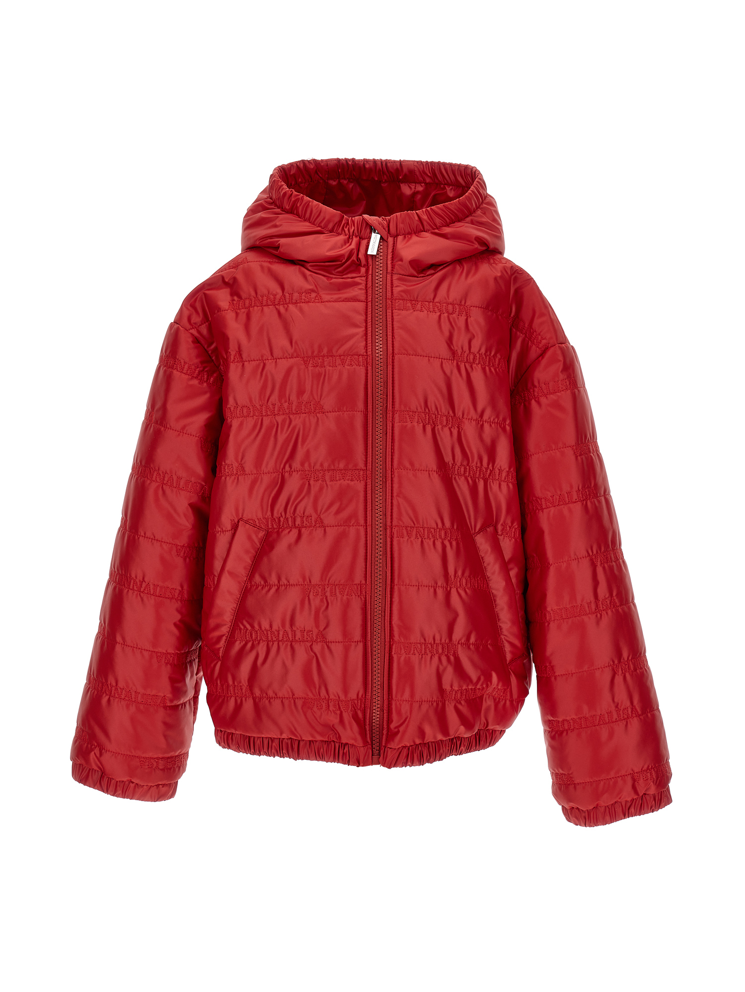 Monnalisa Quilted Extralight Jacket In Red