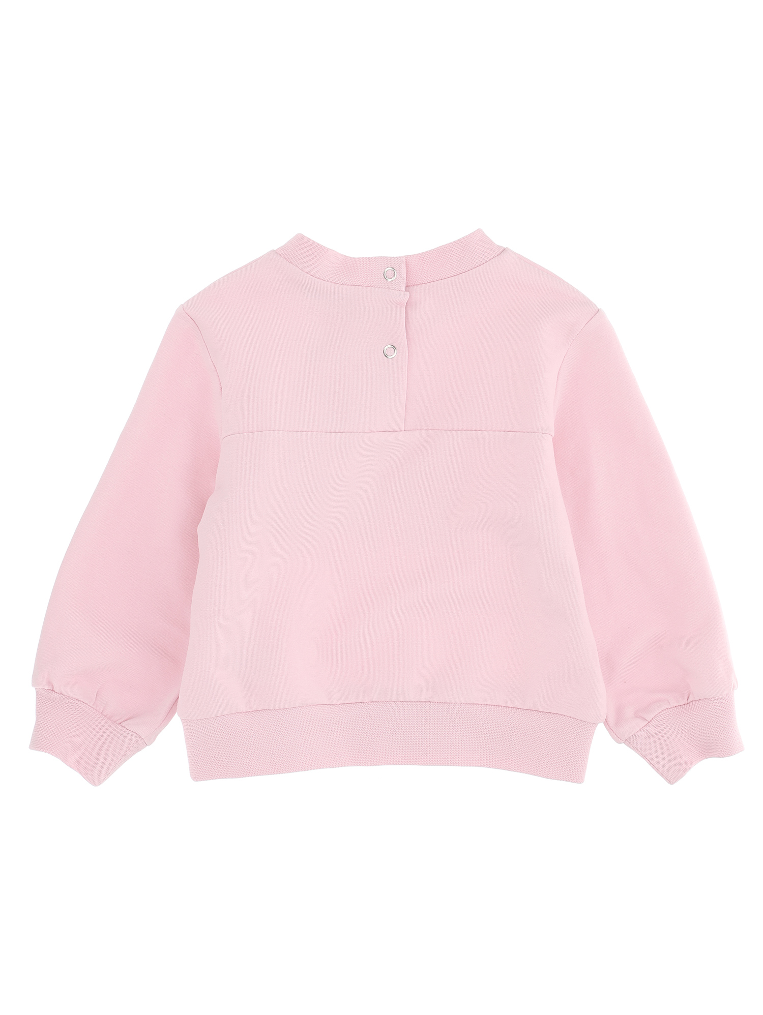 Shop Monnalisa Aristocats Embroidery Sweatshirt In Petal Pink