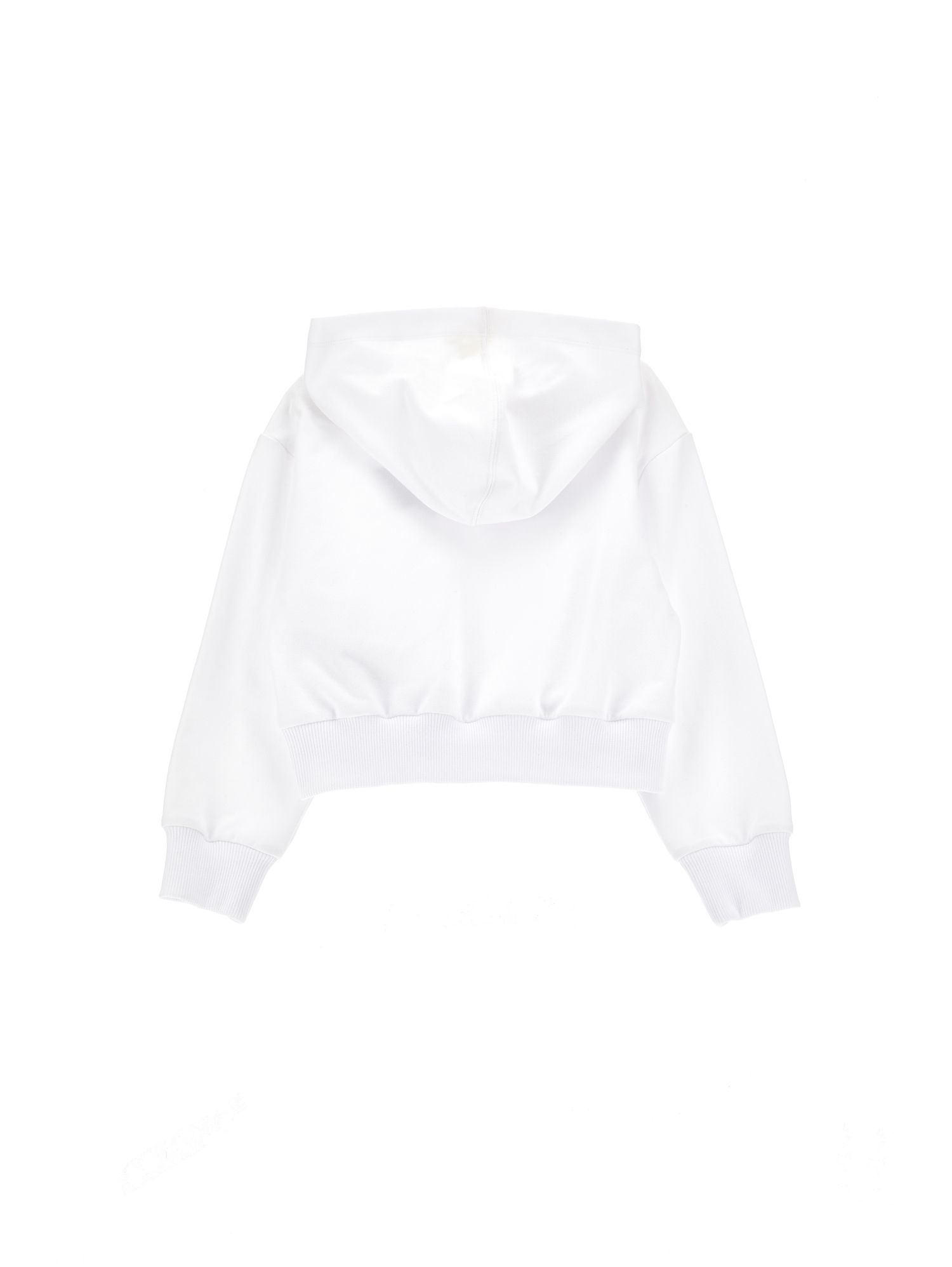 Shop Chiara Ferragni Eyestar Jersey Hoodie In White