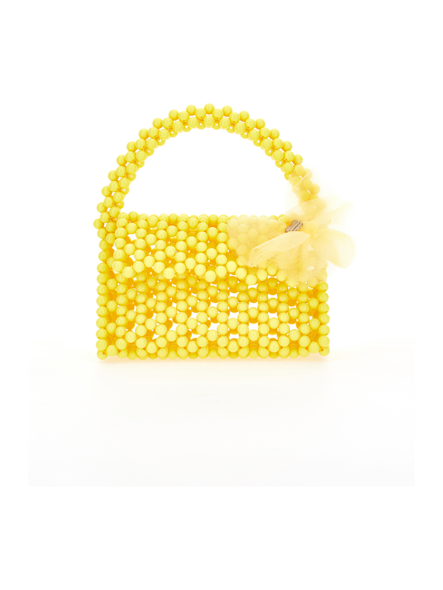 Monnalisa Kids'   Bon Bon Pearl Bag In Ochre