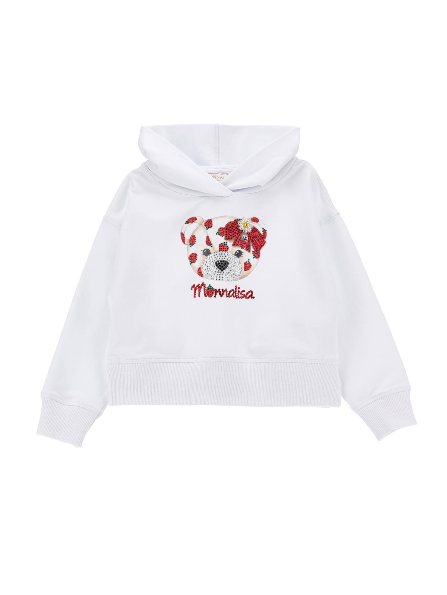 Monnalisa Felpa hoodie teddy bear
