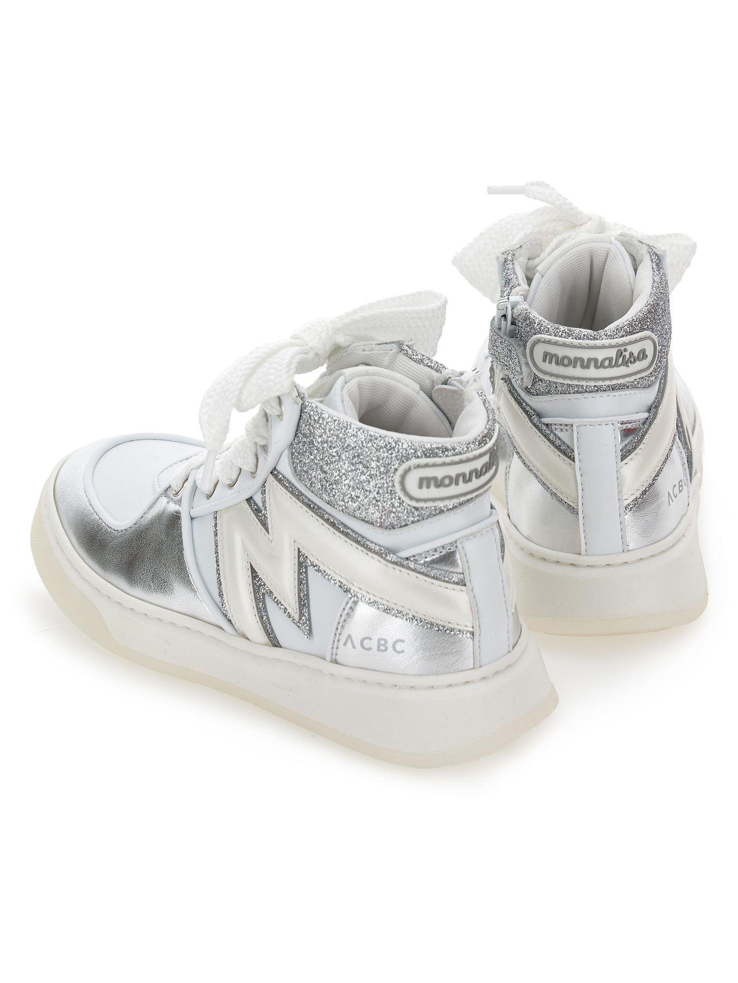 Silver glitter high top sneakers online