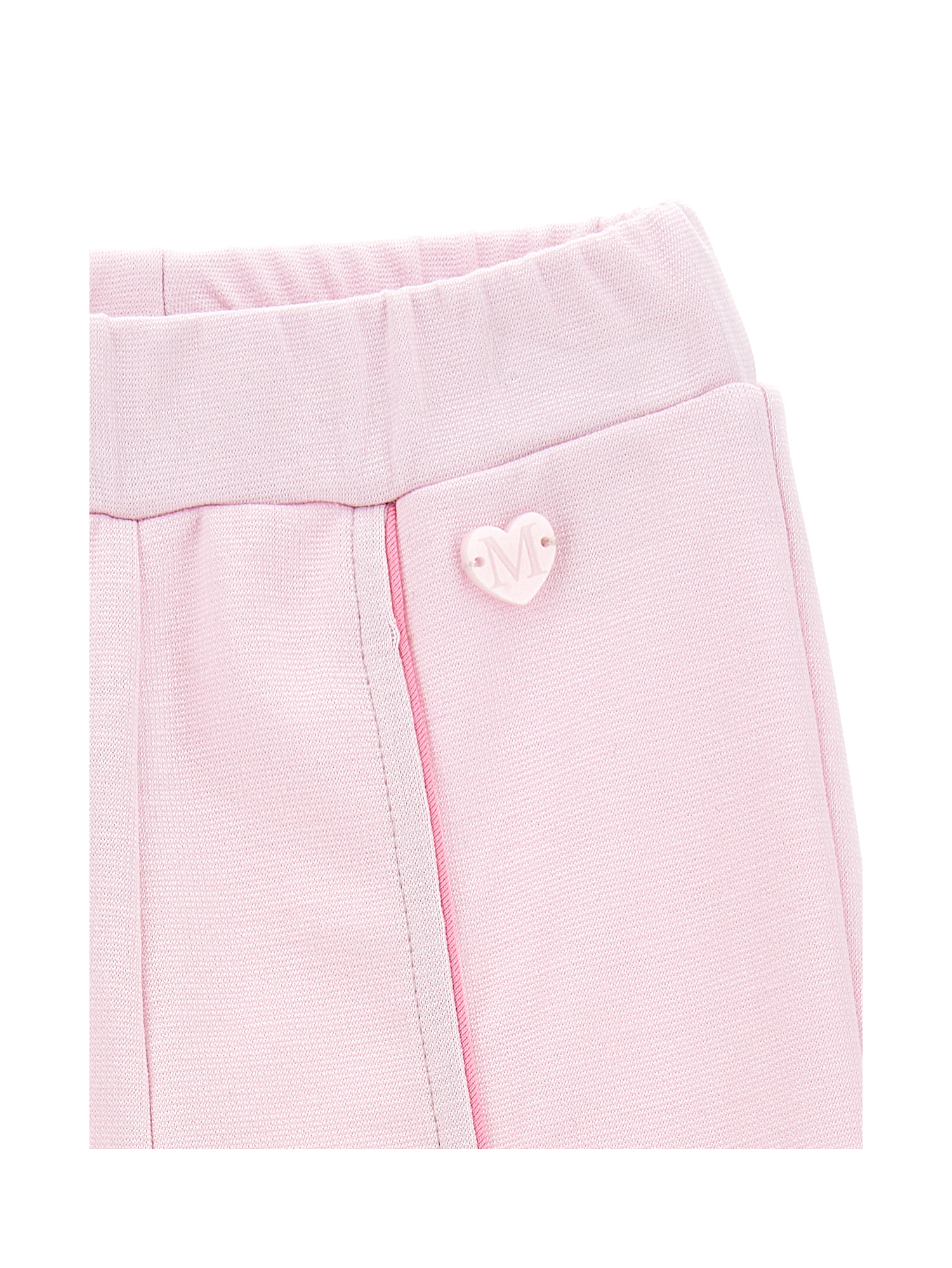 Monnalisa Milano Stitch Leggings In Pink + Fuchsia