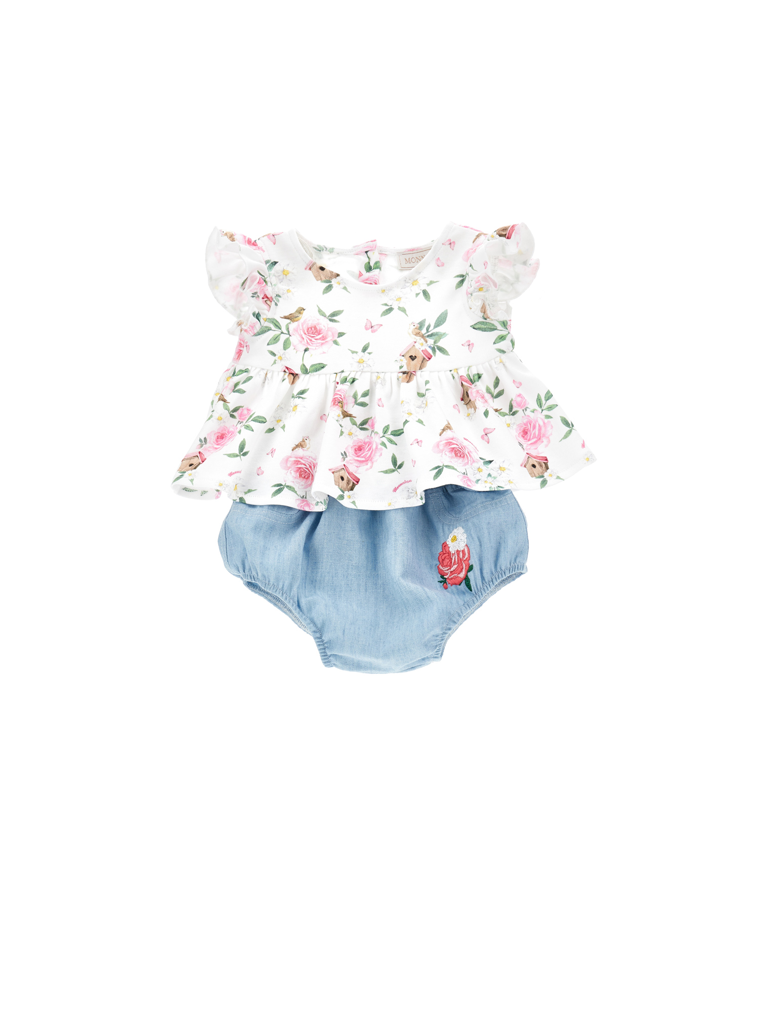 Monnalisa Completo cotone due pezzi
