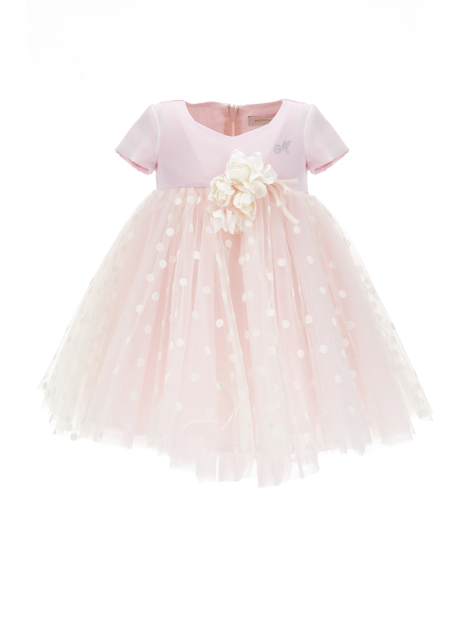 MONNALISA MONNALISA  HIGH-WAISTED TULLE DRESS