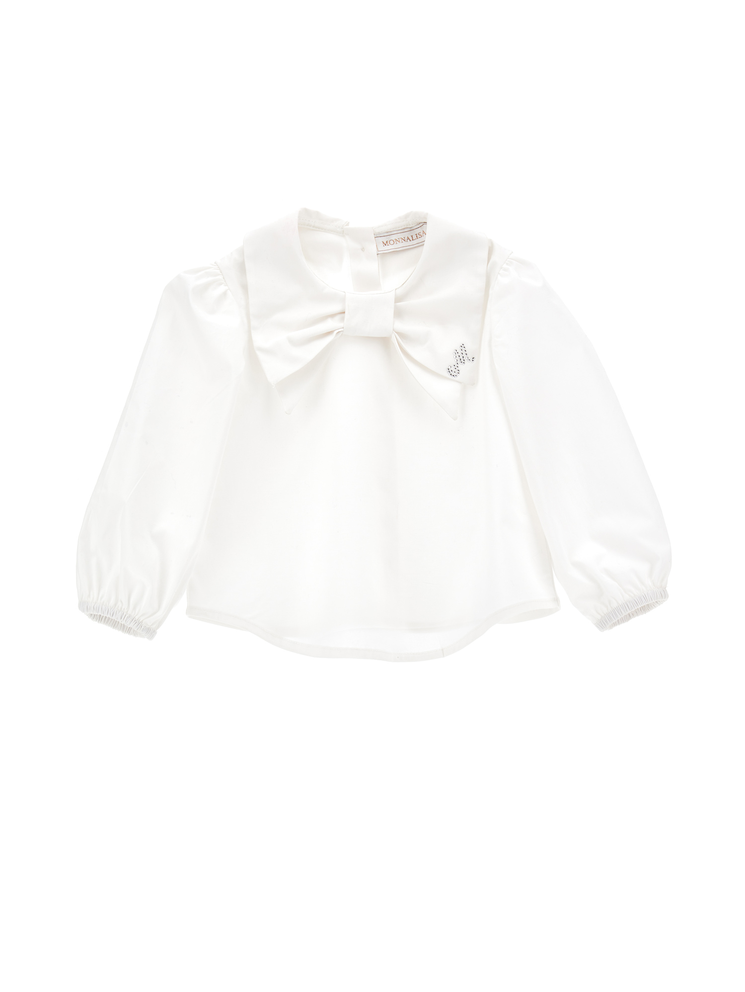 Monnalisa Camicia popeline con fiocco
