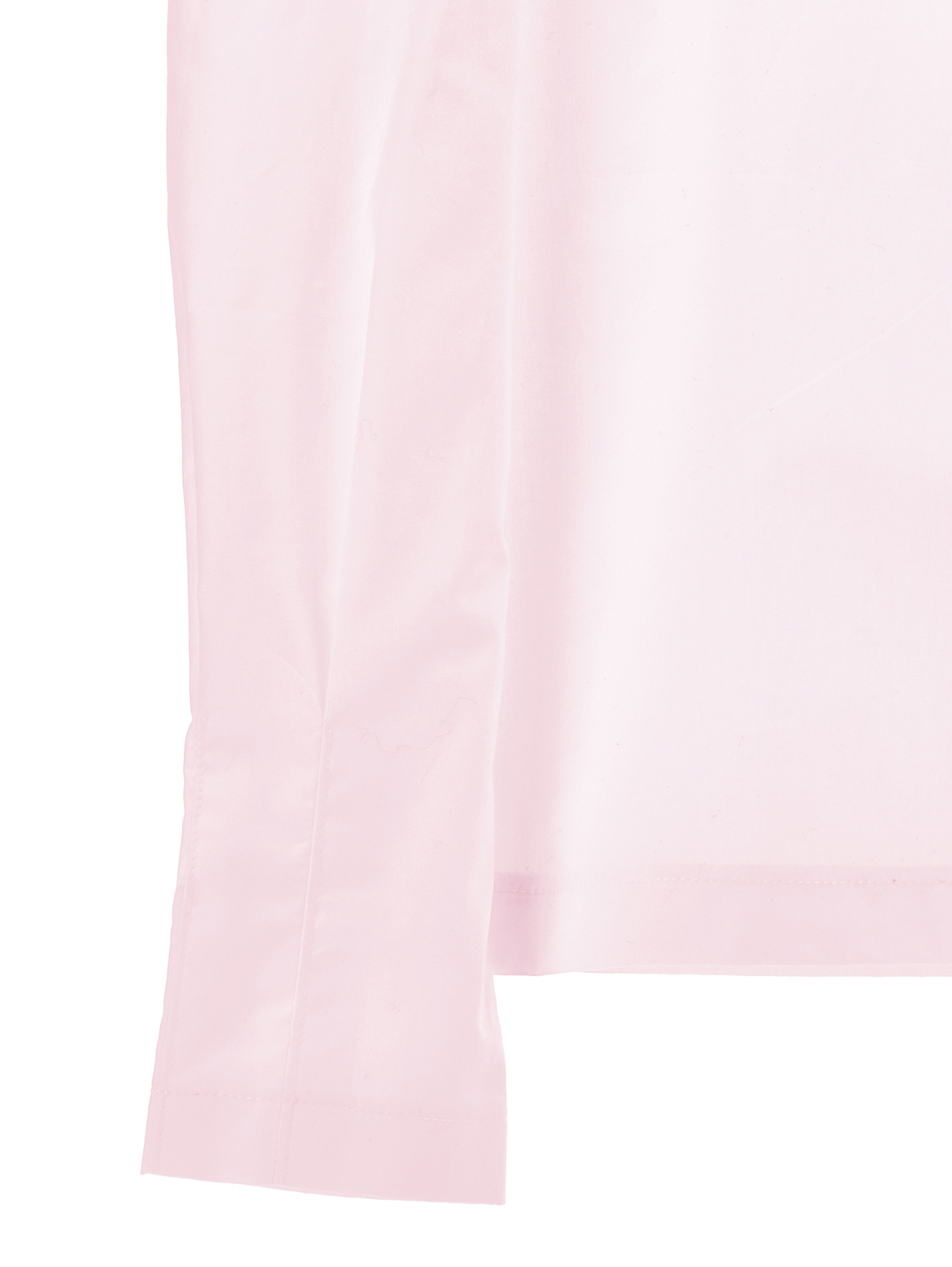 Monnalisa Poplin Blouse With Embroidered Roses In Onion Couture