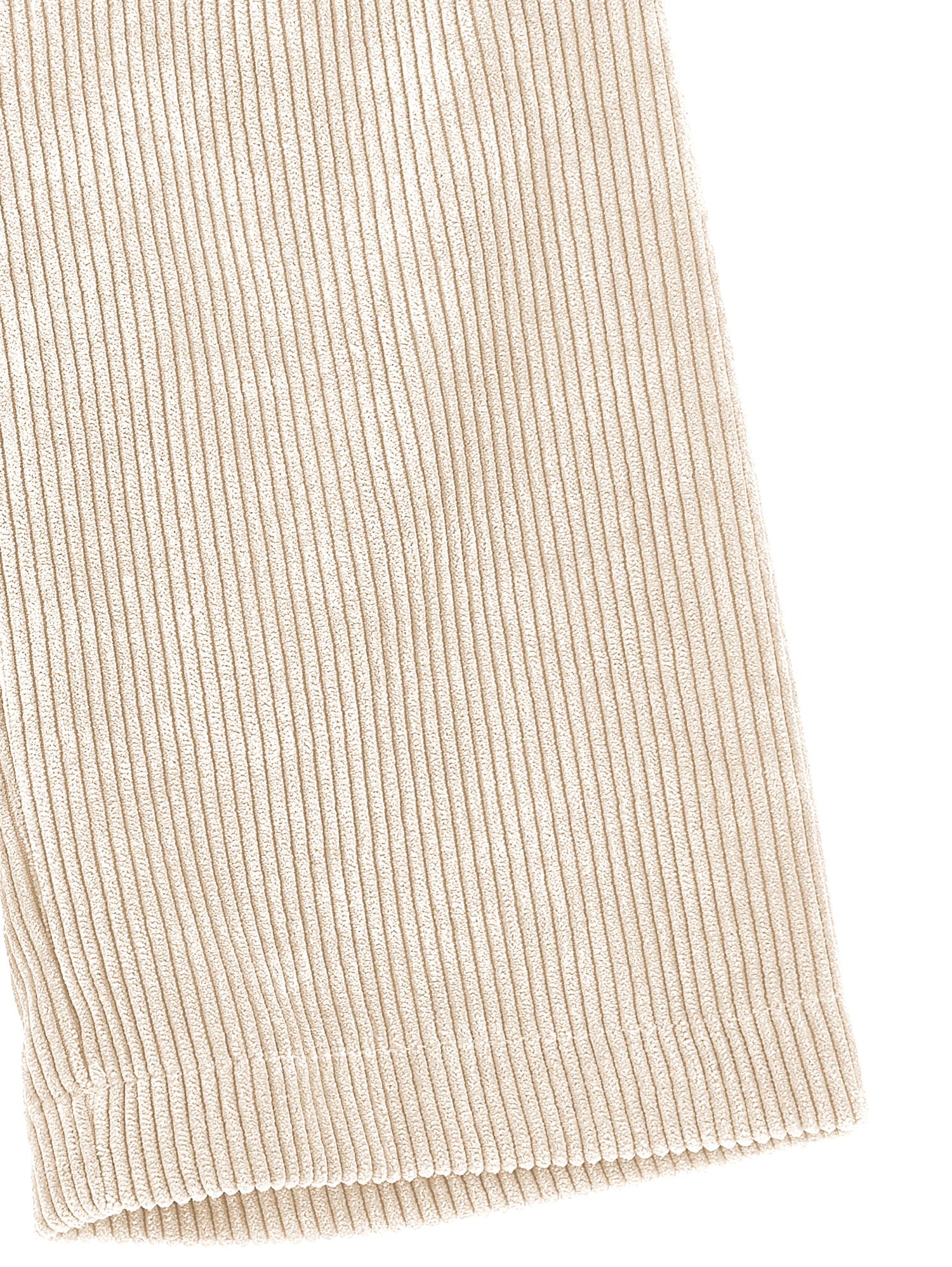 Monnalisa Corduroy Palazzo Trousers In Ecru