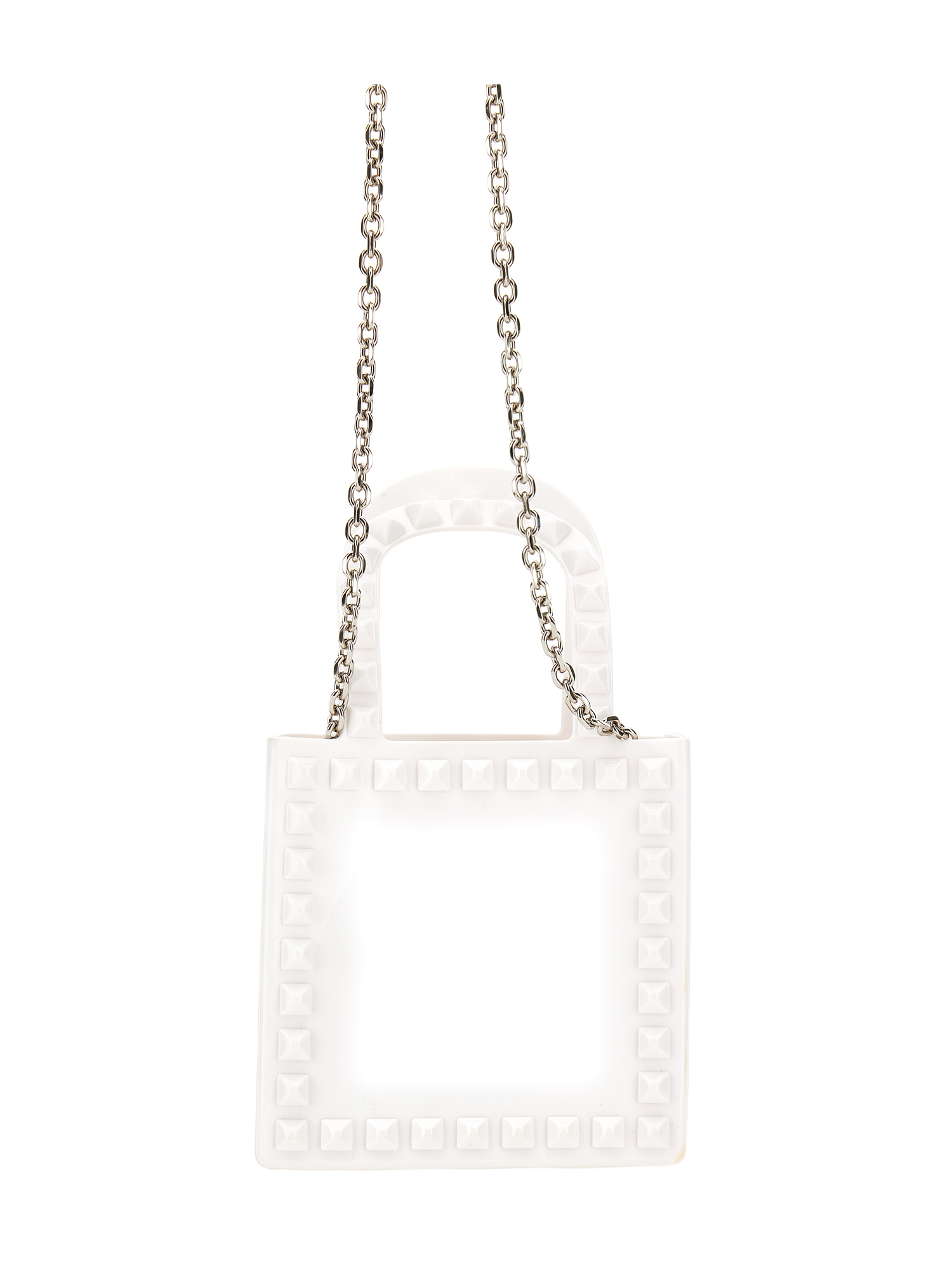 Shop Monnalisa Pvc Shopper-style Minibag In White