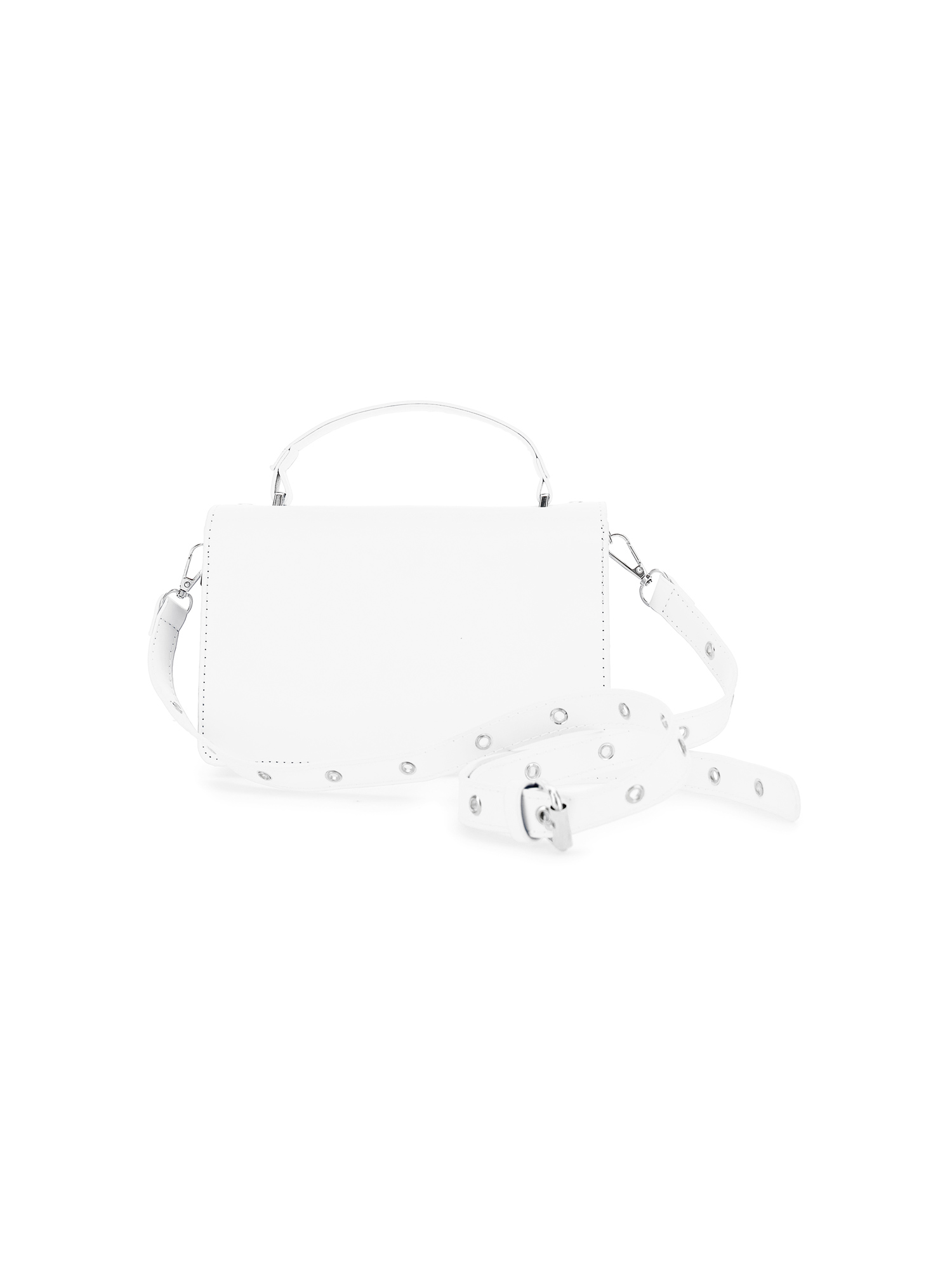 Monnalisa Coated Fabric Folder In White