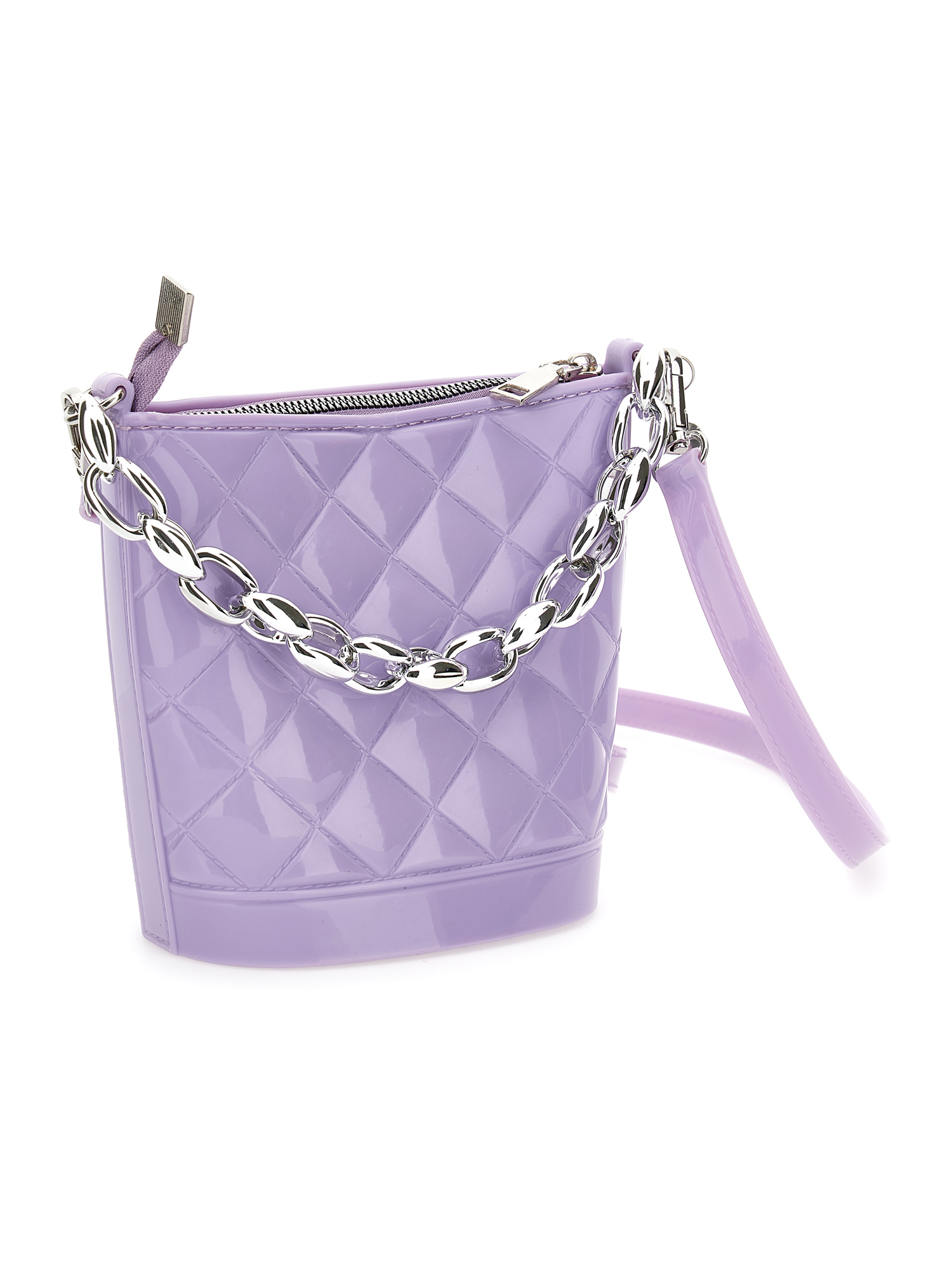 Monnalisa Pvc Bucket Bag In Wisteria