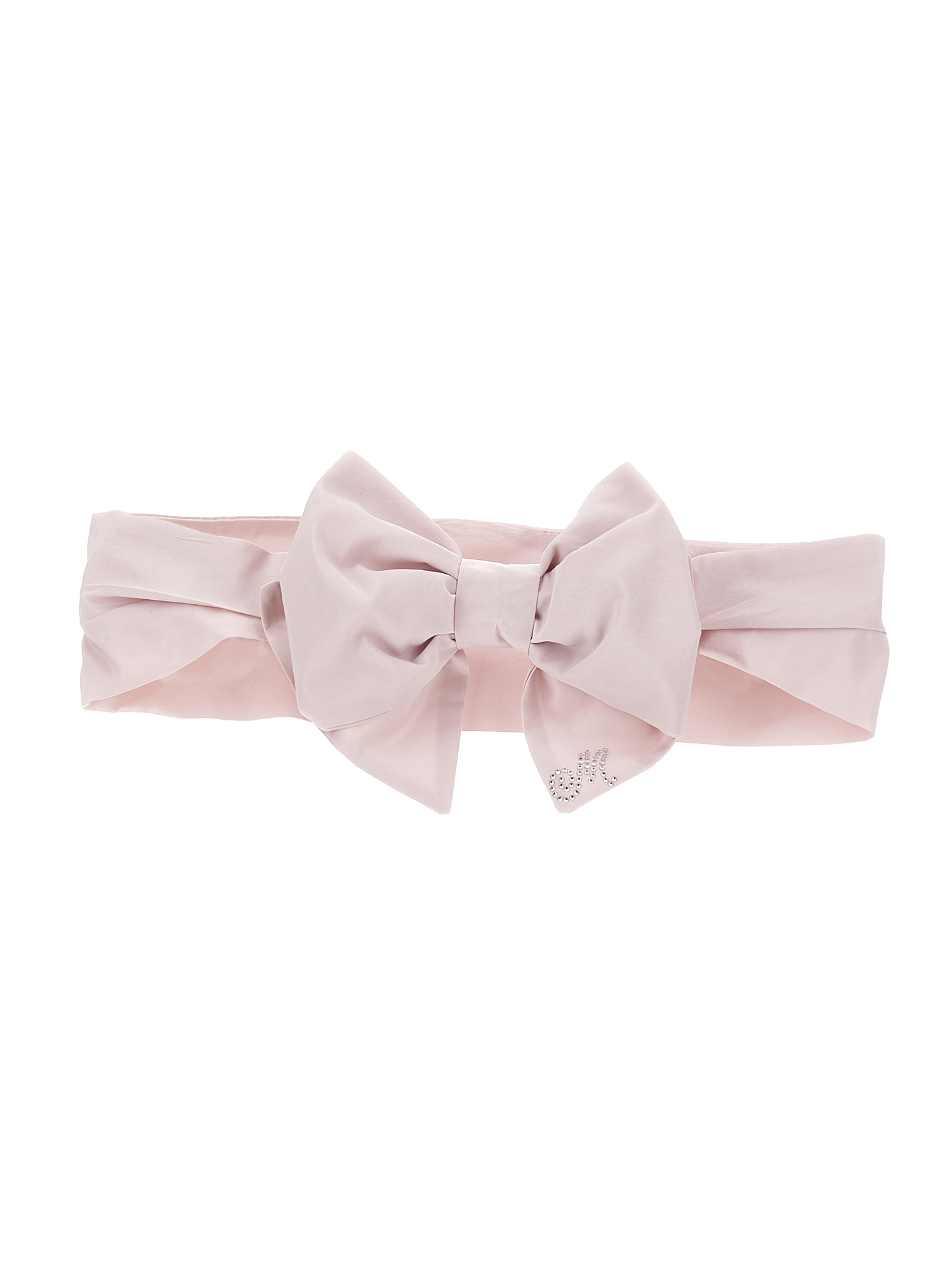 Monnalisa Hair Band With Bow In Rosa Fairy Tale