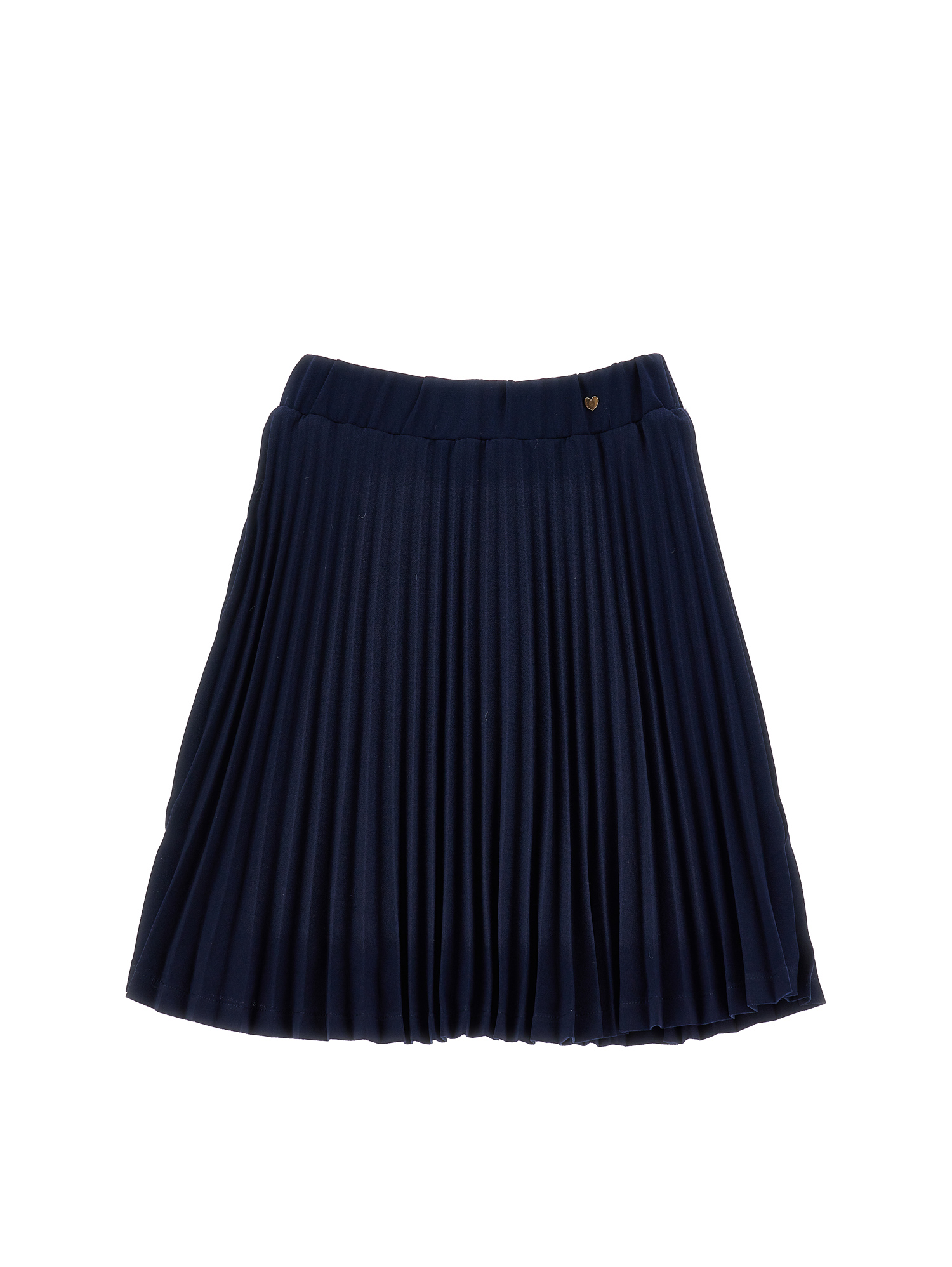 Monnalisa Kids'   Pleated Skirt With Details In Blue
