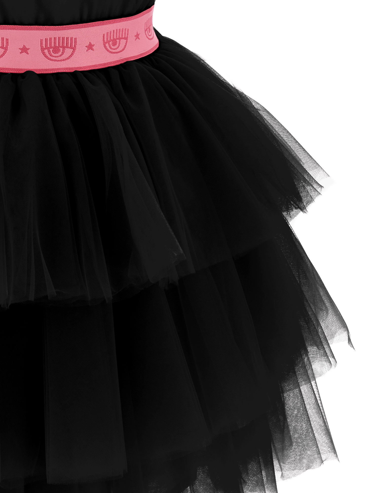 Shop Chiara Ferragni Cf Party Tulle Dress In Black