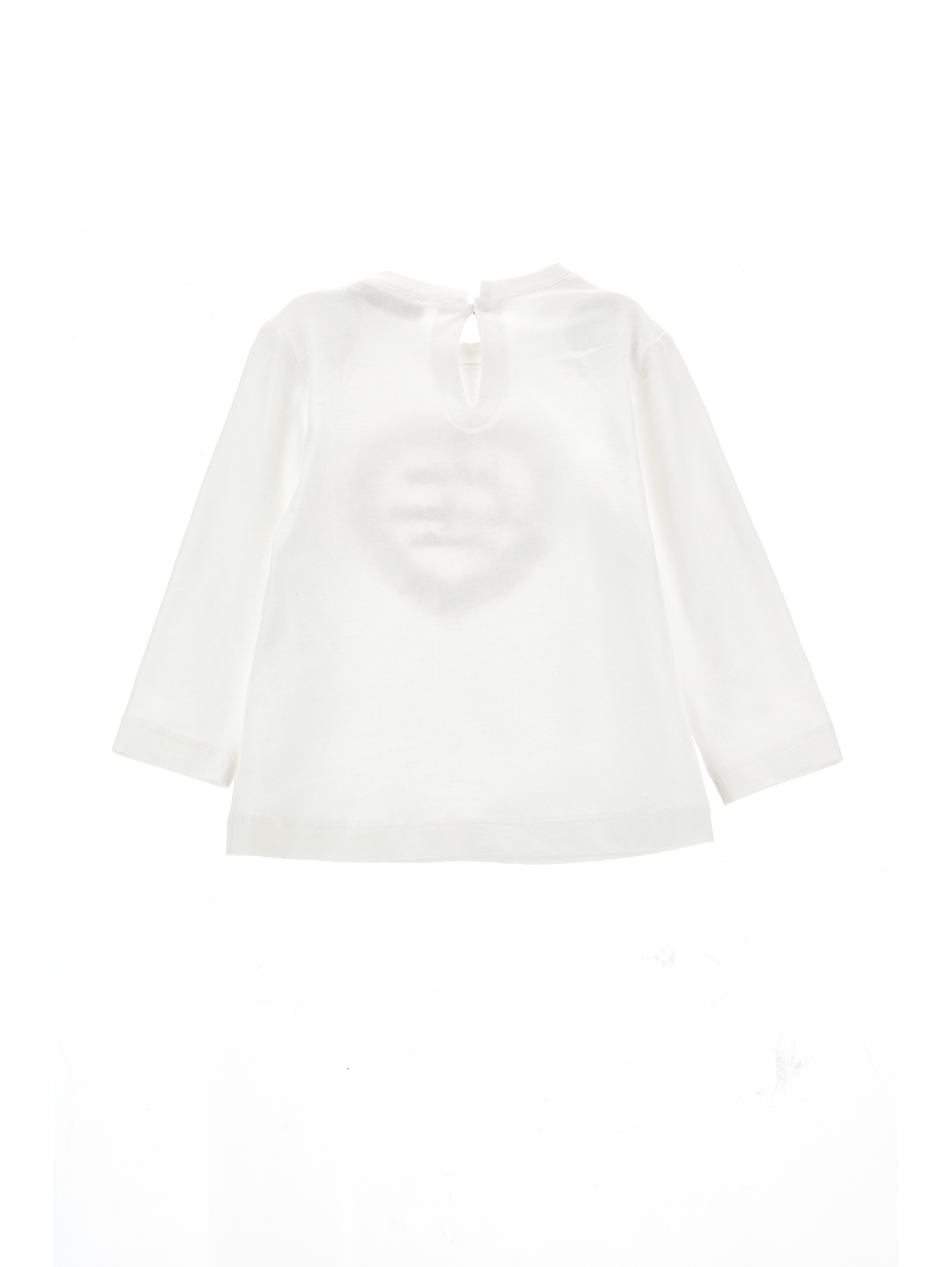 Monnalisa Mon Amour Tartan T-shirt In Cream