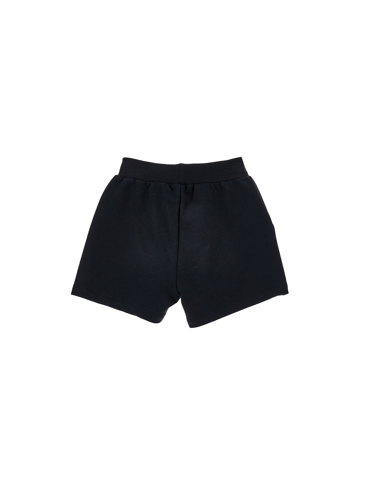 Shop Chiara Ferragni Fleece Shorts With Logomania Embroidery In Black