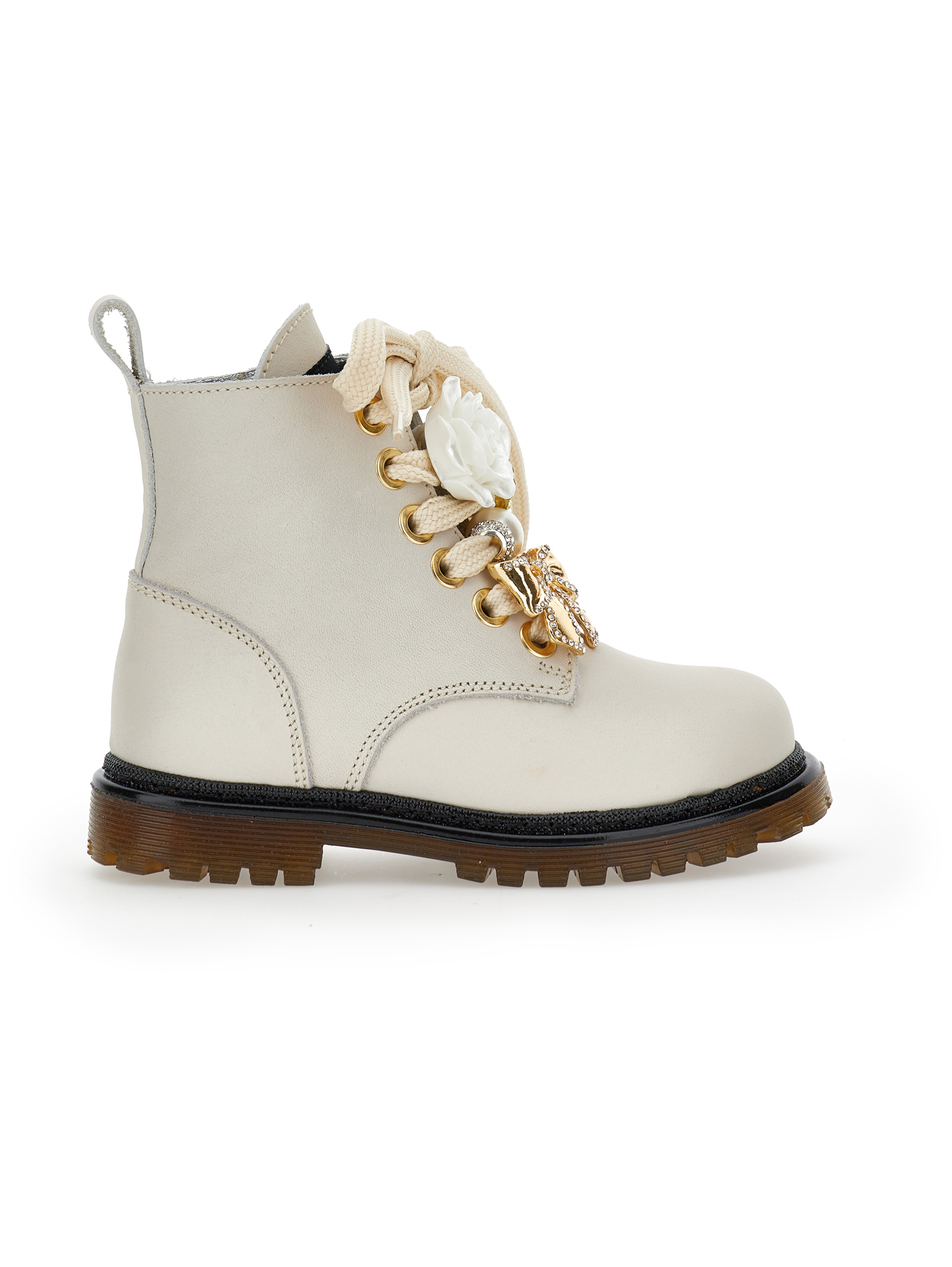 Monnalisa Amphibienstiefel Mit Anhängern In Sand