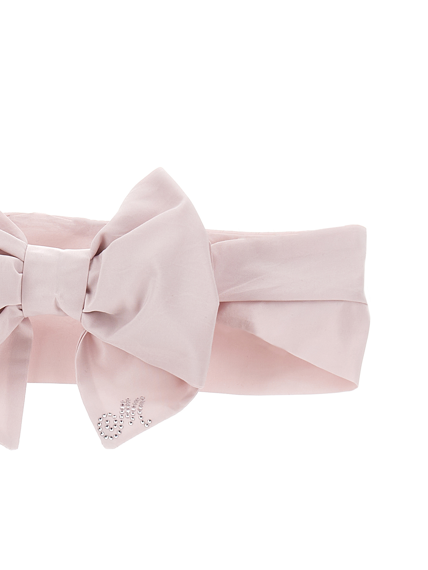 Monnalisa Hair Band With Bow In Rosa Fairy Tale