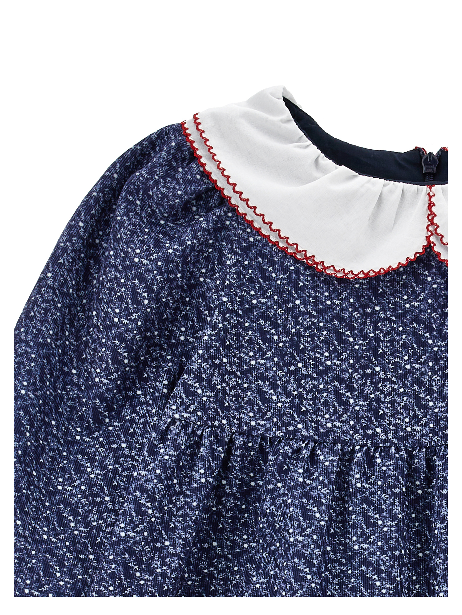 Philosophy Di Lorenzo Serafini Philosophy Kids Embroidered Collar Dress In Blue