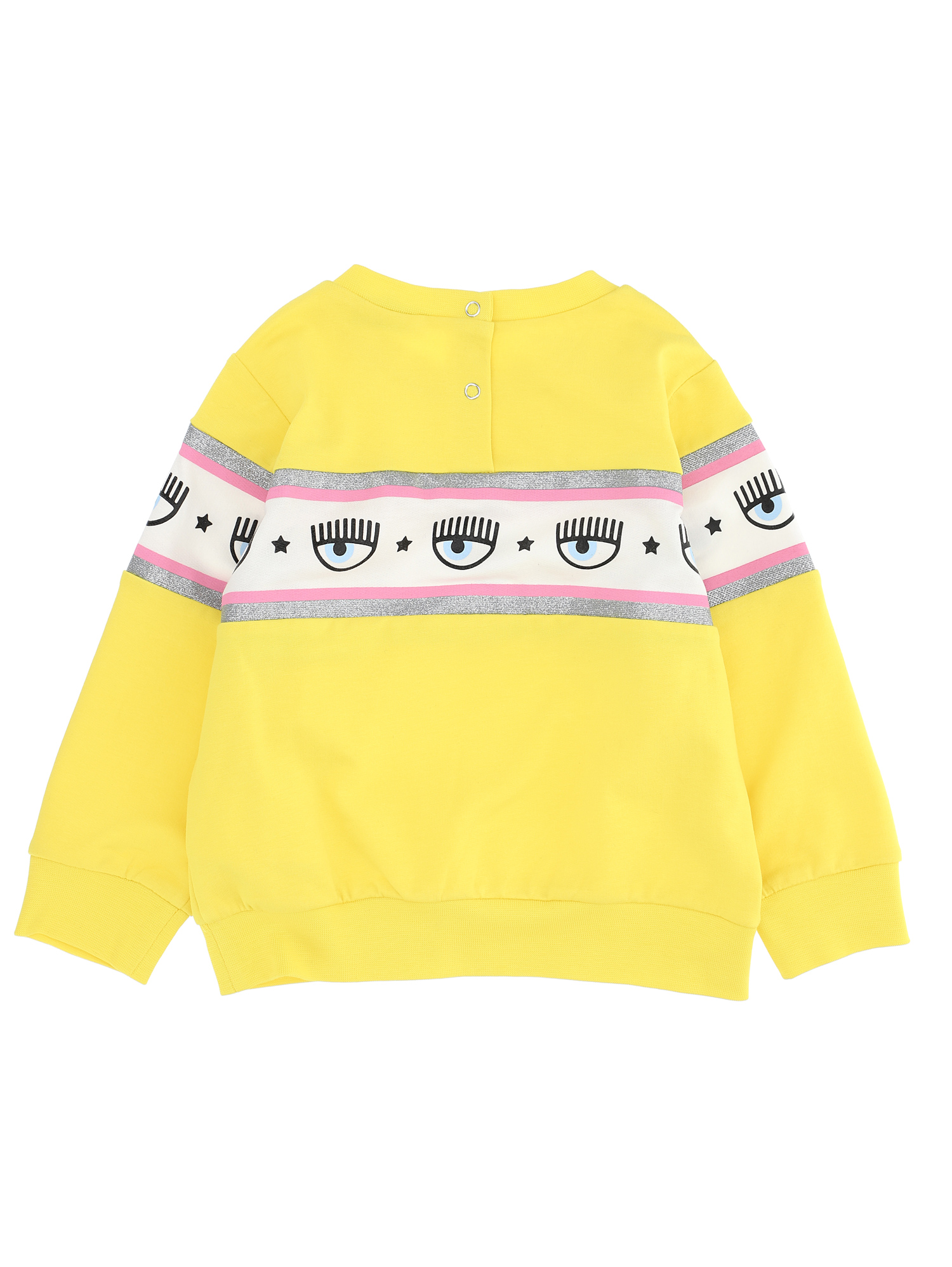Shop Chiara Ferragni Maxi Logomania Sweatshirt In Blazing Yellow