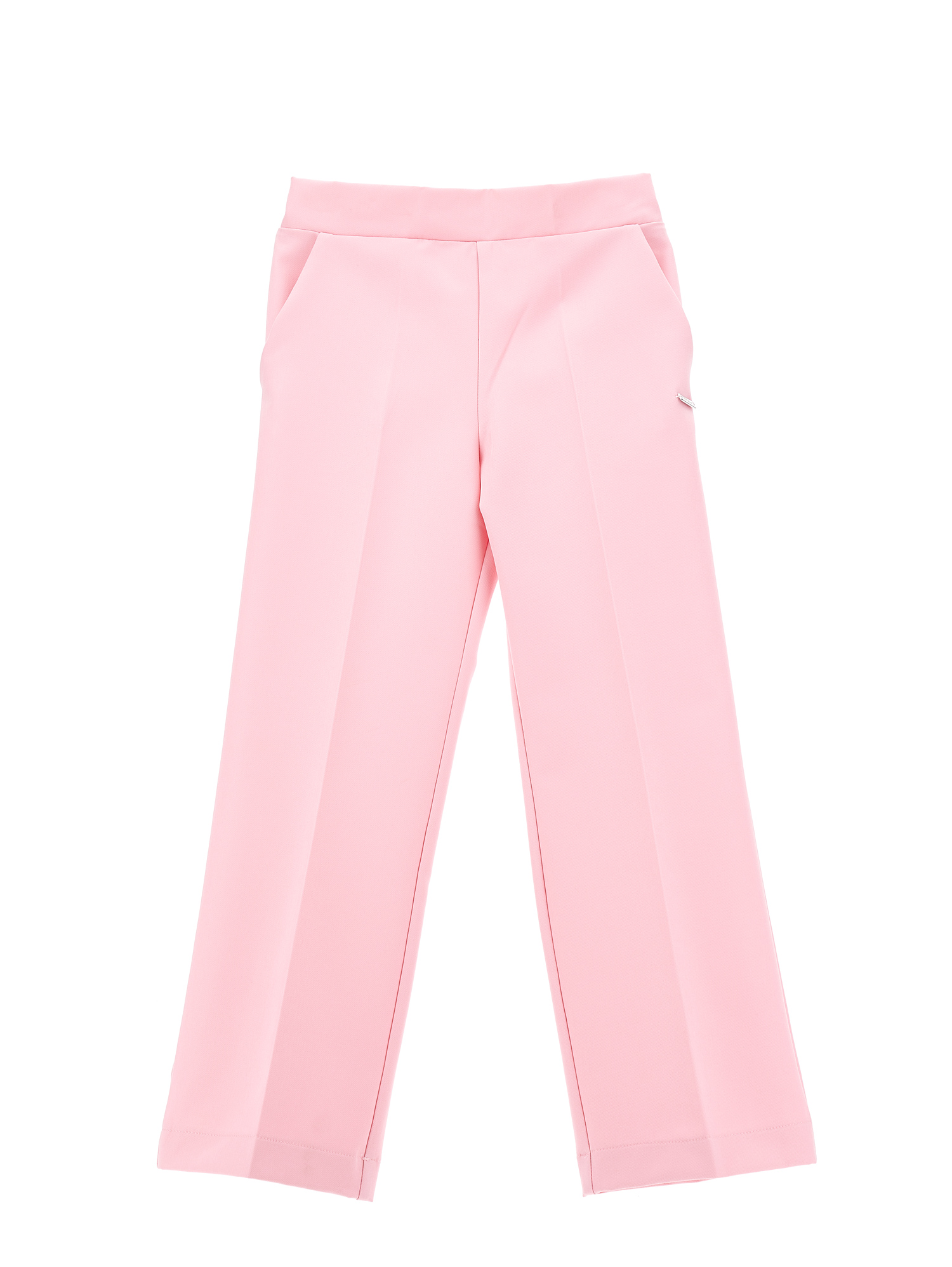 Monnalisa Kids'   Crepe Palazzo Trousers In Rosa Fairy Tale