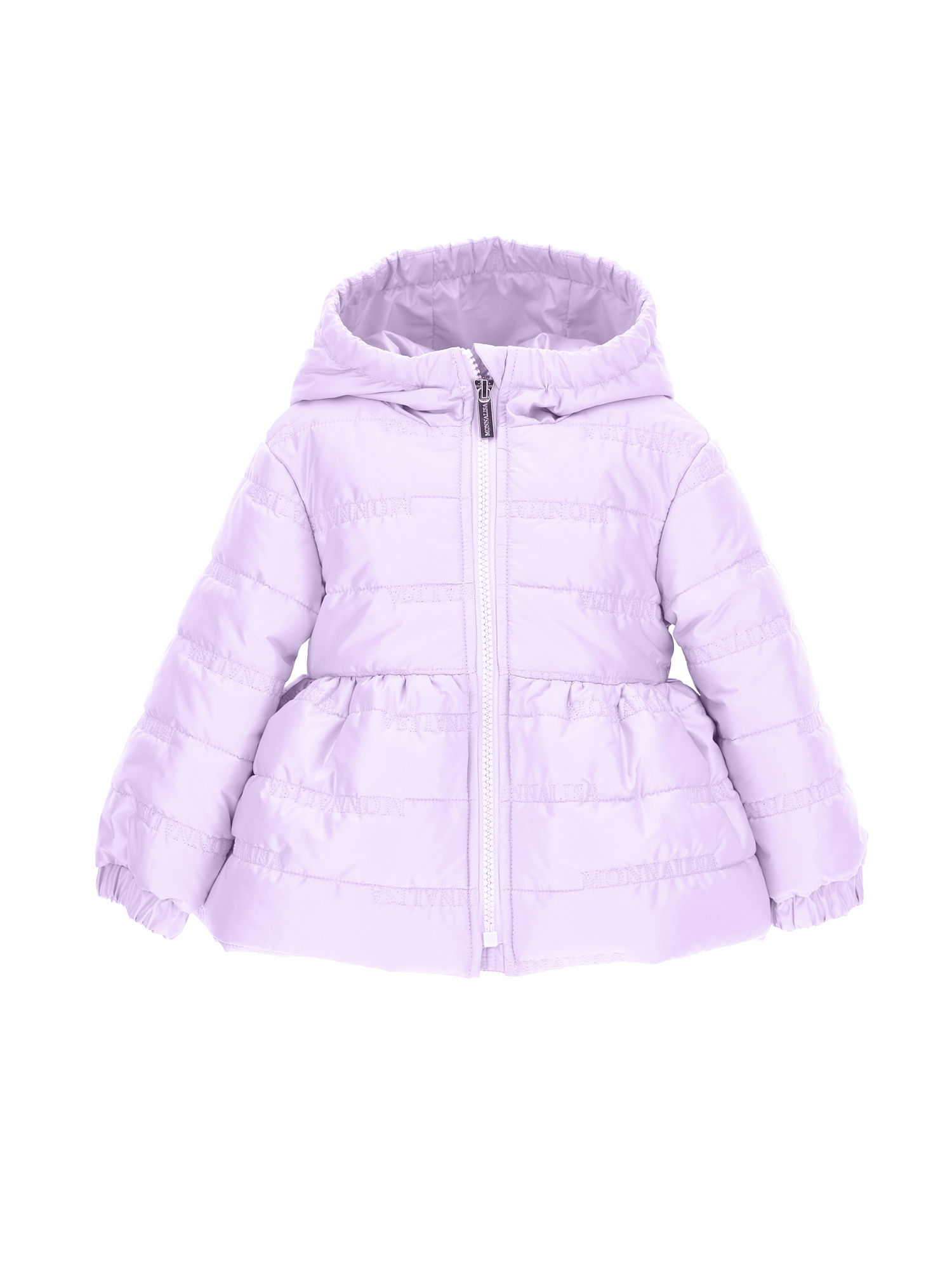 Monnalisa Extralight Jacket With Hood In Wisteria