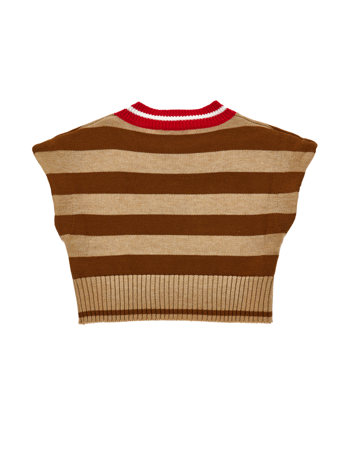 Philosophy Di Lorenzo Serafini Philosophy Kids  Striped Knitted Vest In Multi