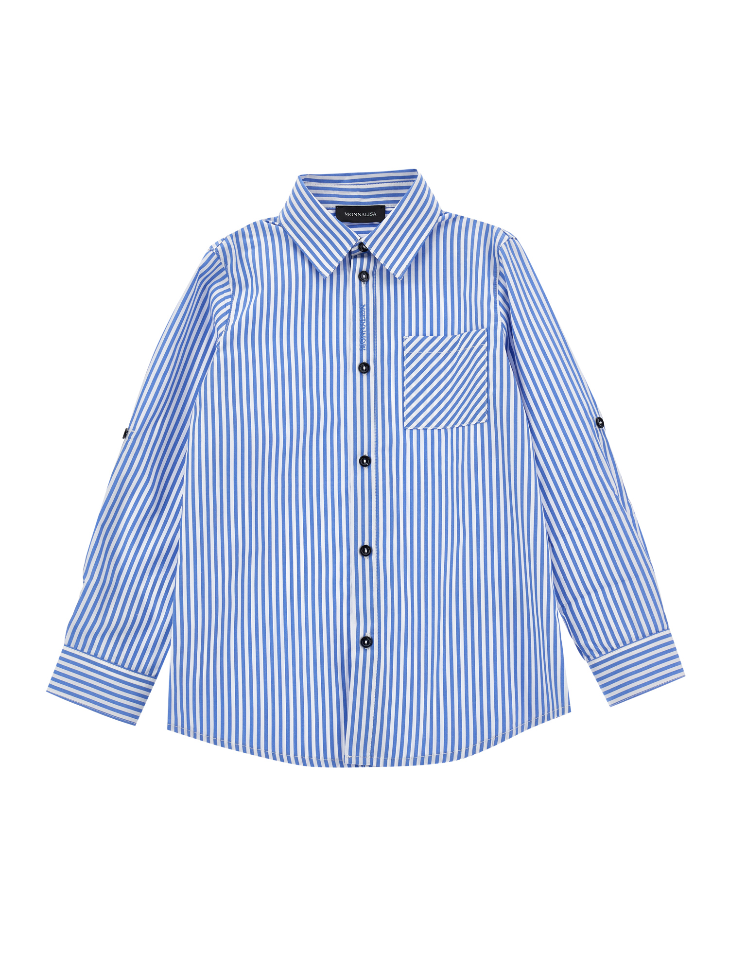 Monnalisa Camicia tessuto bacchettina