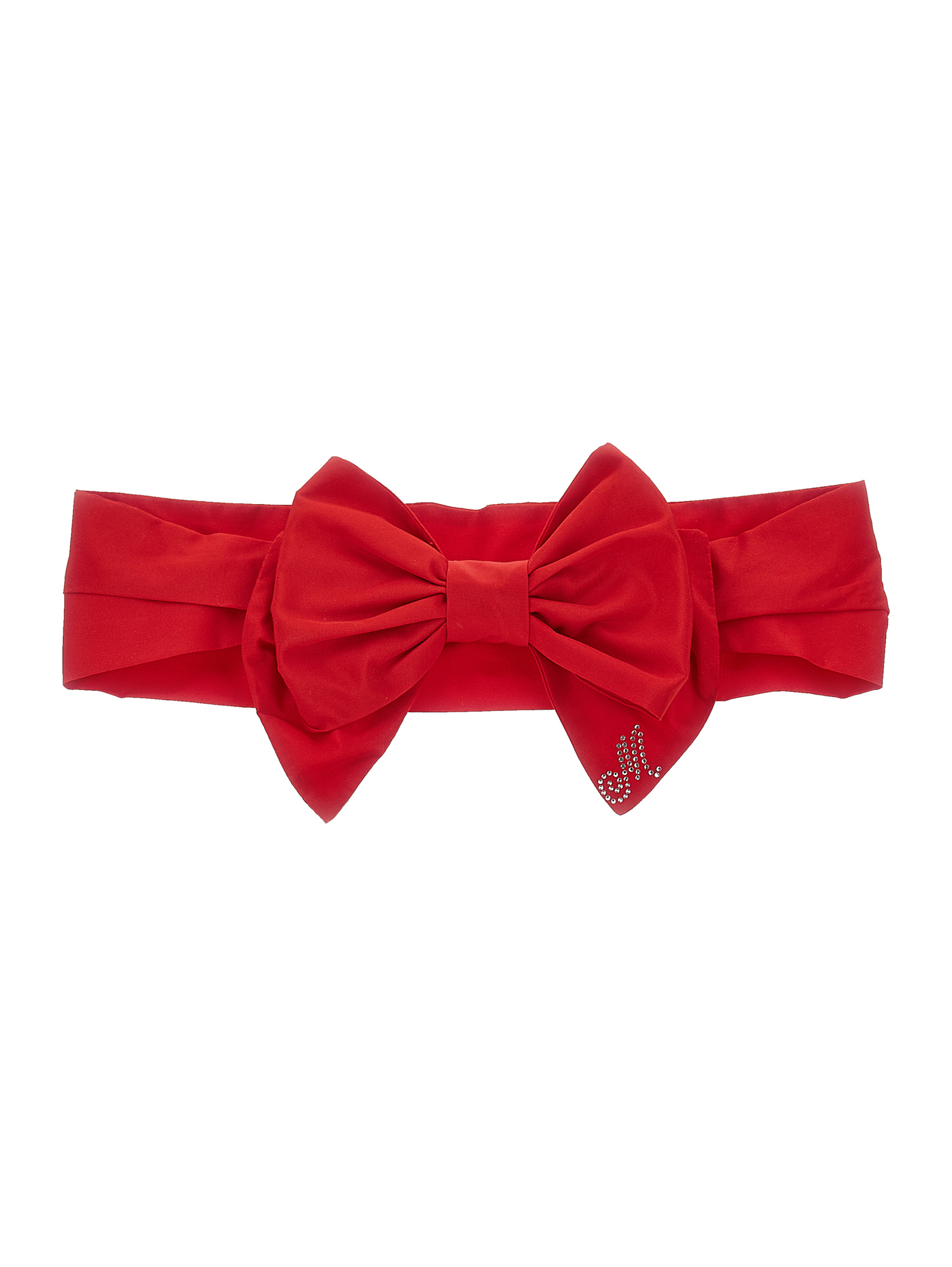 Monnalisa Hair Band With Bow In Red