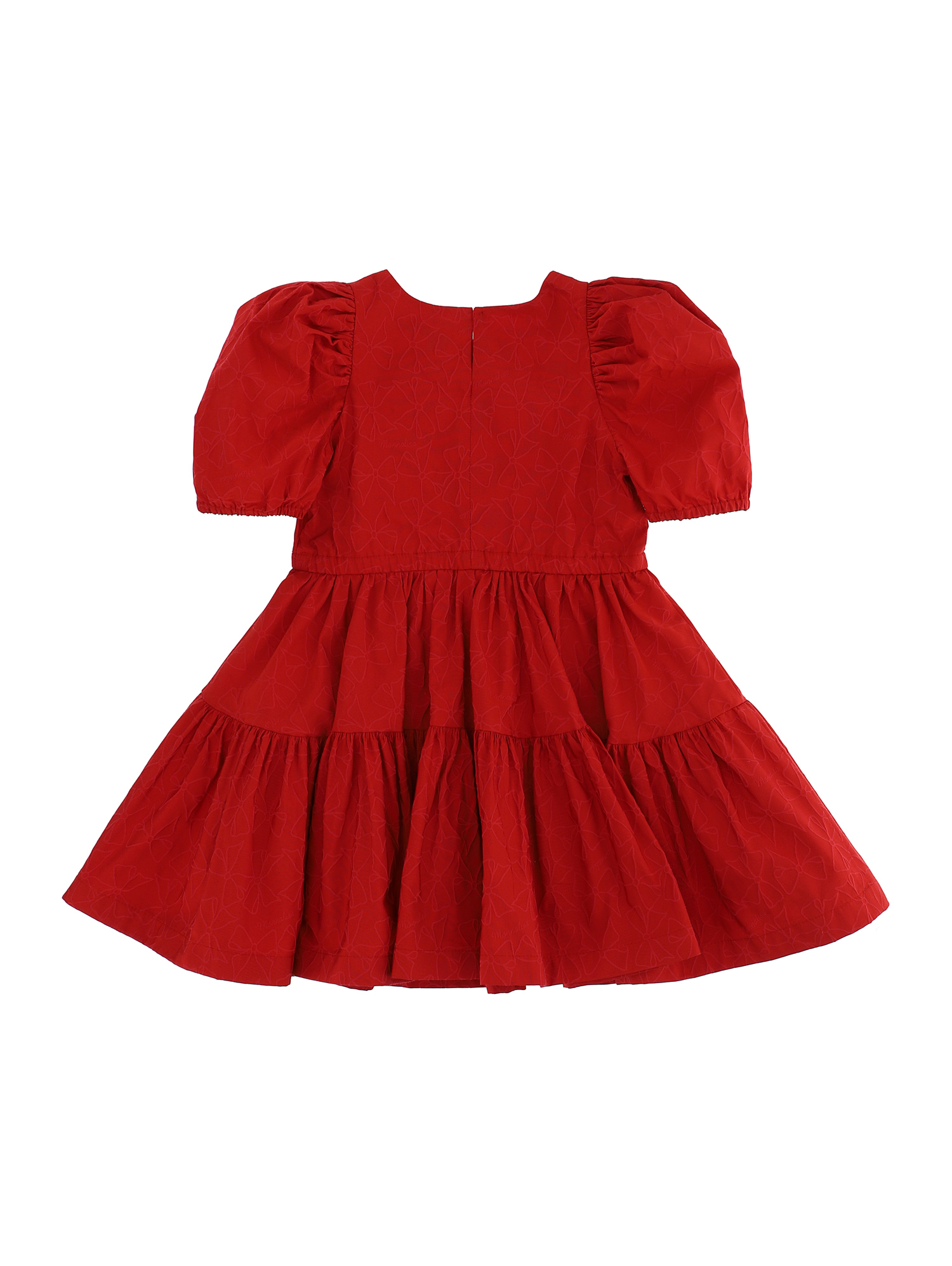 Monnalisa Bambina Abbigliamento Vestiti Vestiti stampati Abito taffeta ricamato 
