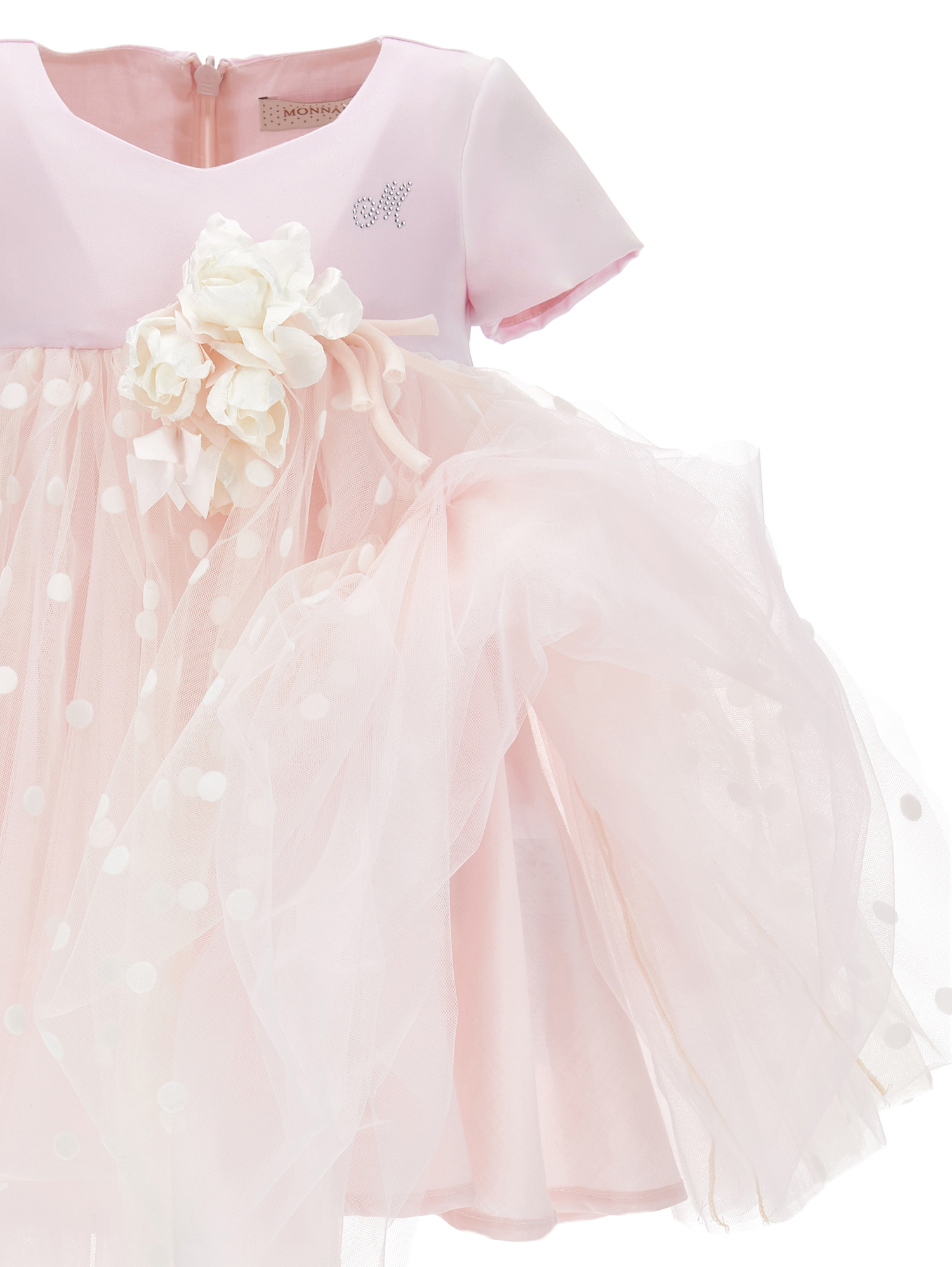 MONNALISA MONNALISA  HIGH-WAISTED TULLE DRESS