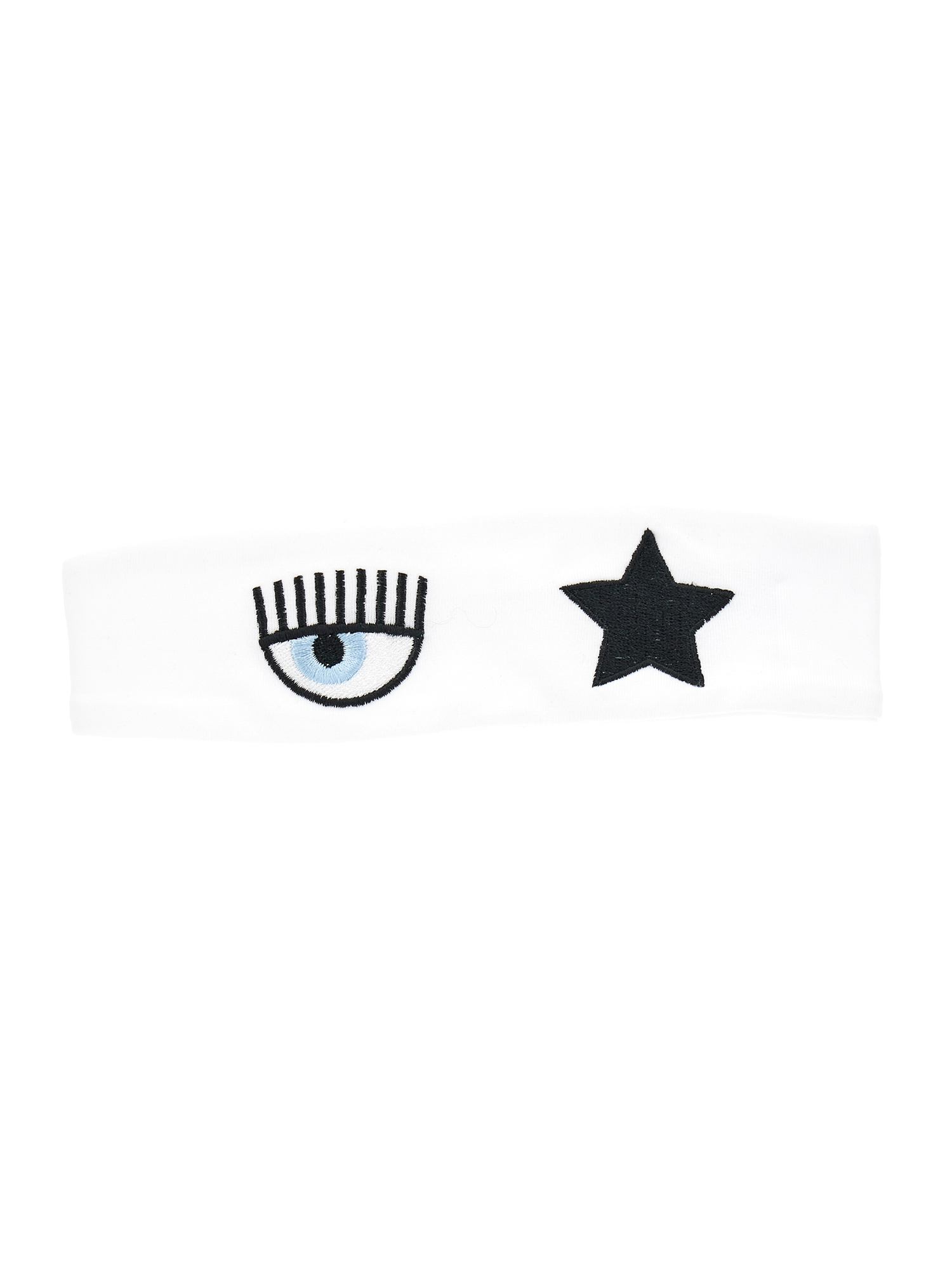Chiara Ferragni Kids'   Eyestar Headband In White