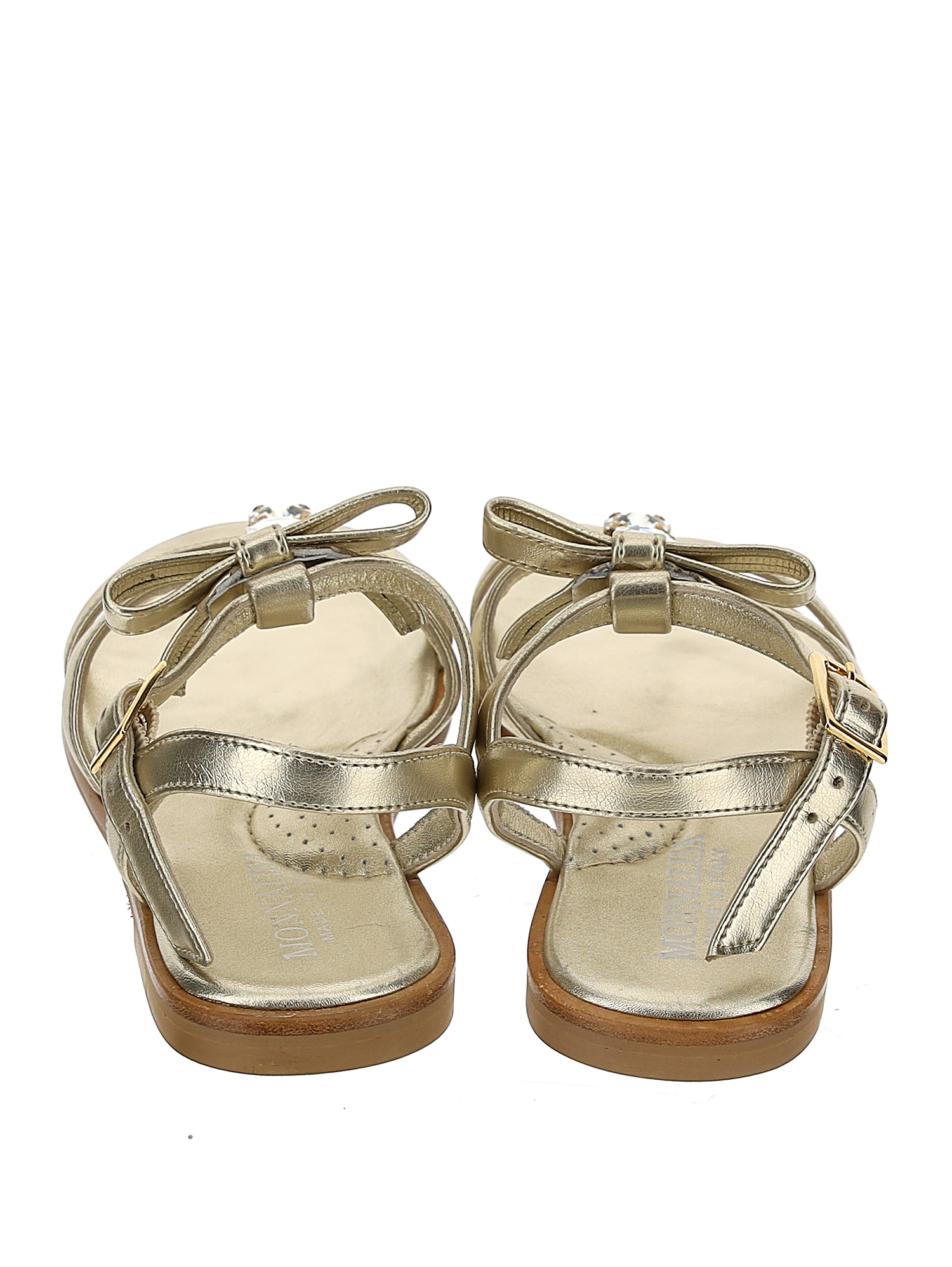 MONNALISA MONNALISA  JEWEL SANDALS WITH MAXI RHINESTONES 