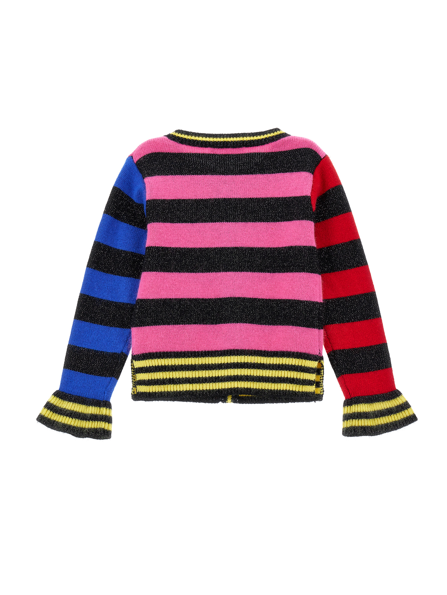 Monnalisa Soft Lurex Cardigan In Multicolor