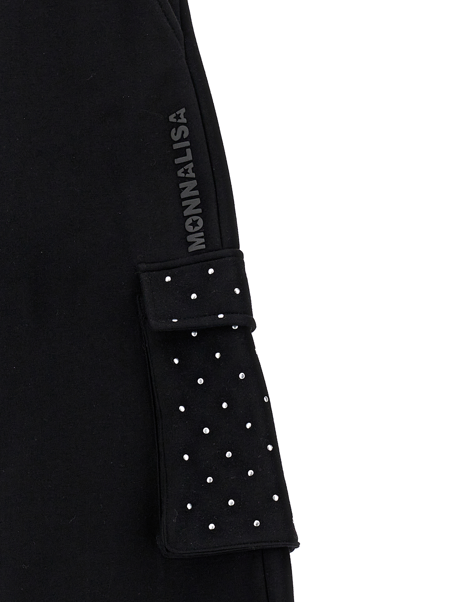 Monnalisa floral-print cargo pants - Black