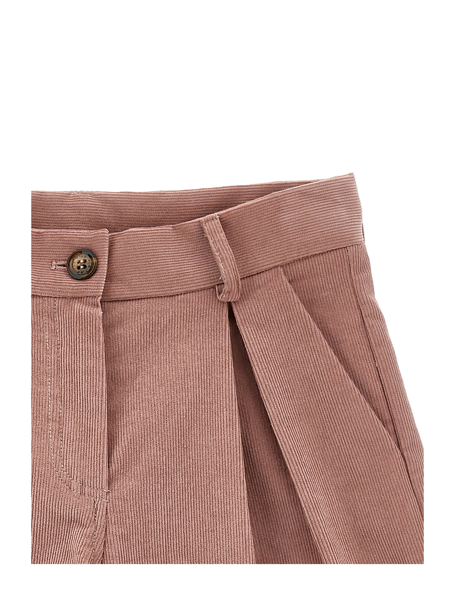 Philosophy Di Lorenzo Serafini Philosophy Kids  Bermuda Shorts With Cuffs And Pleats In Pink