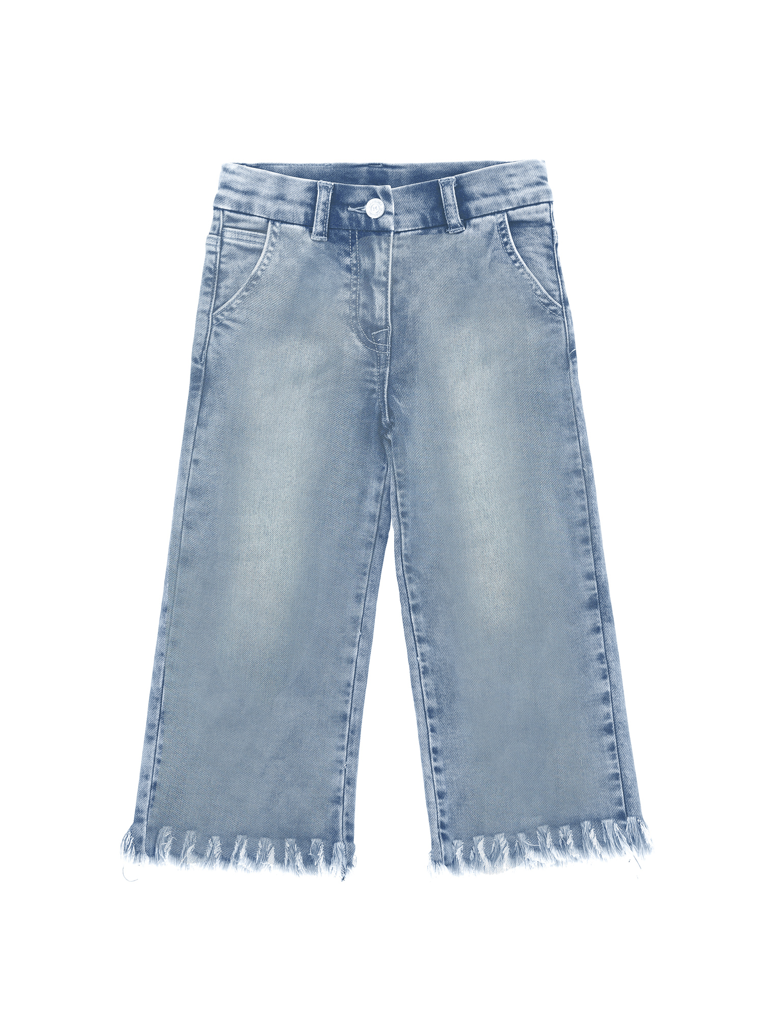Monnalisa Fleece-sweatjeans In Stone Bleach